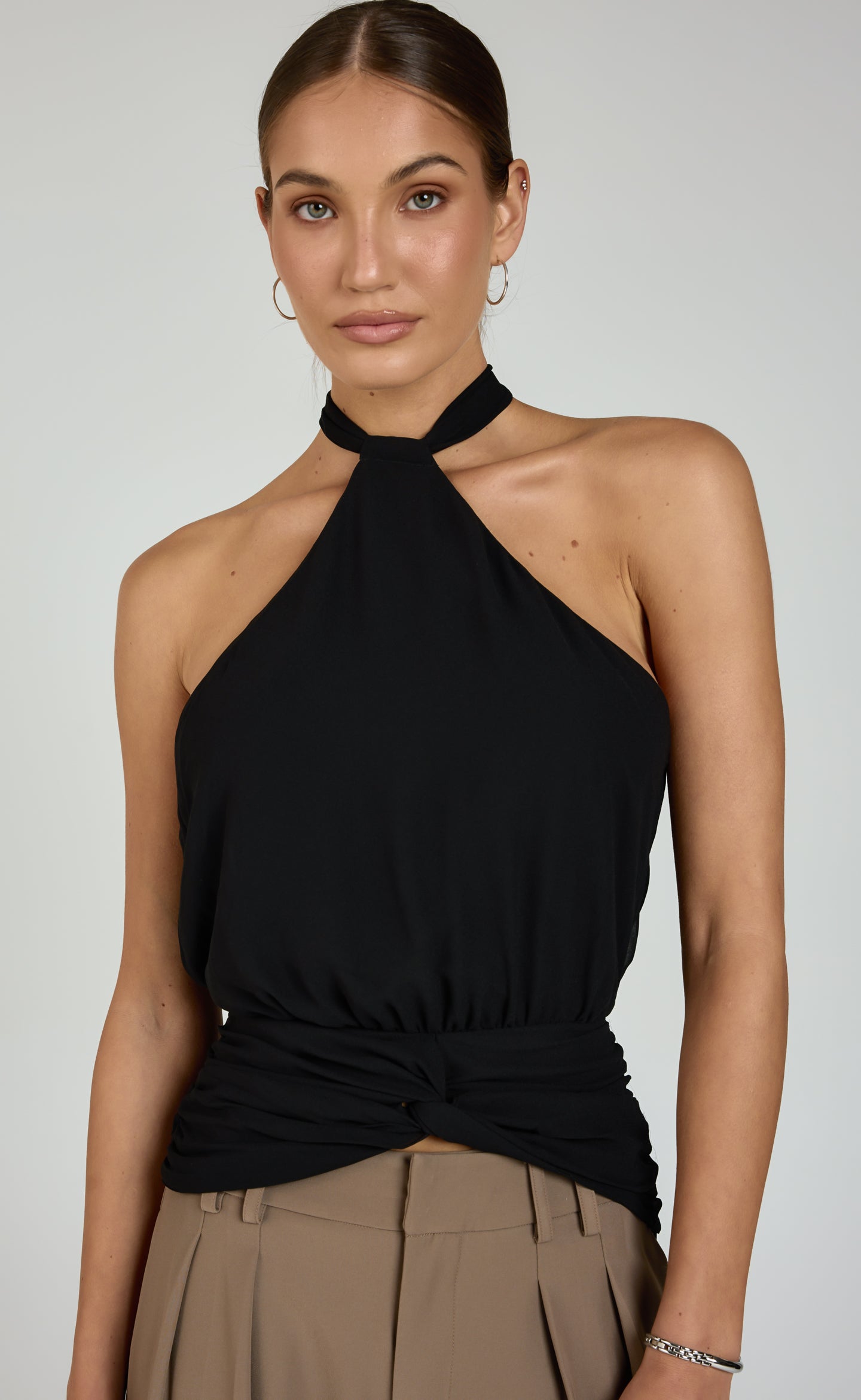 Charcoal Afterveil Top (Black)
