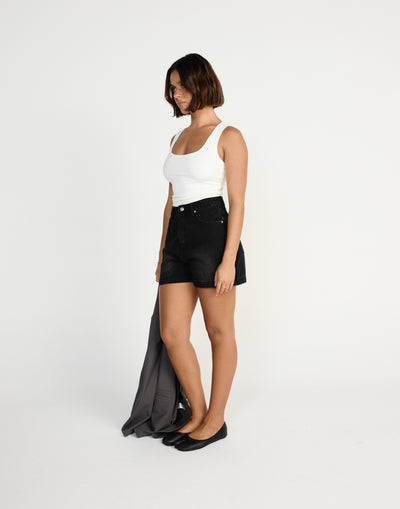  - Women's Shorts - Charcoal Clothing