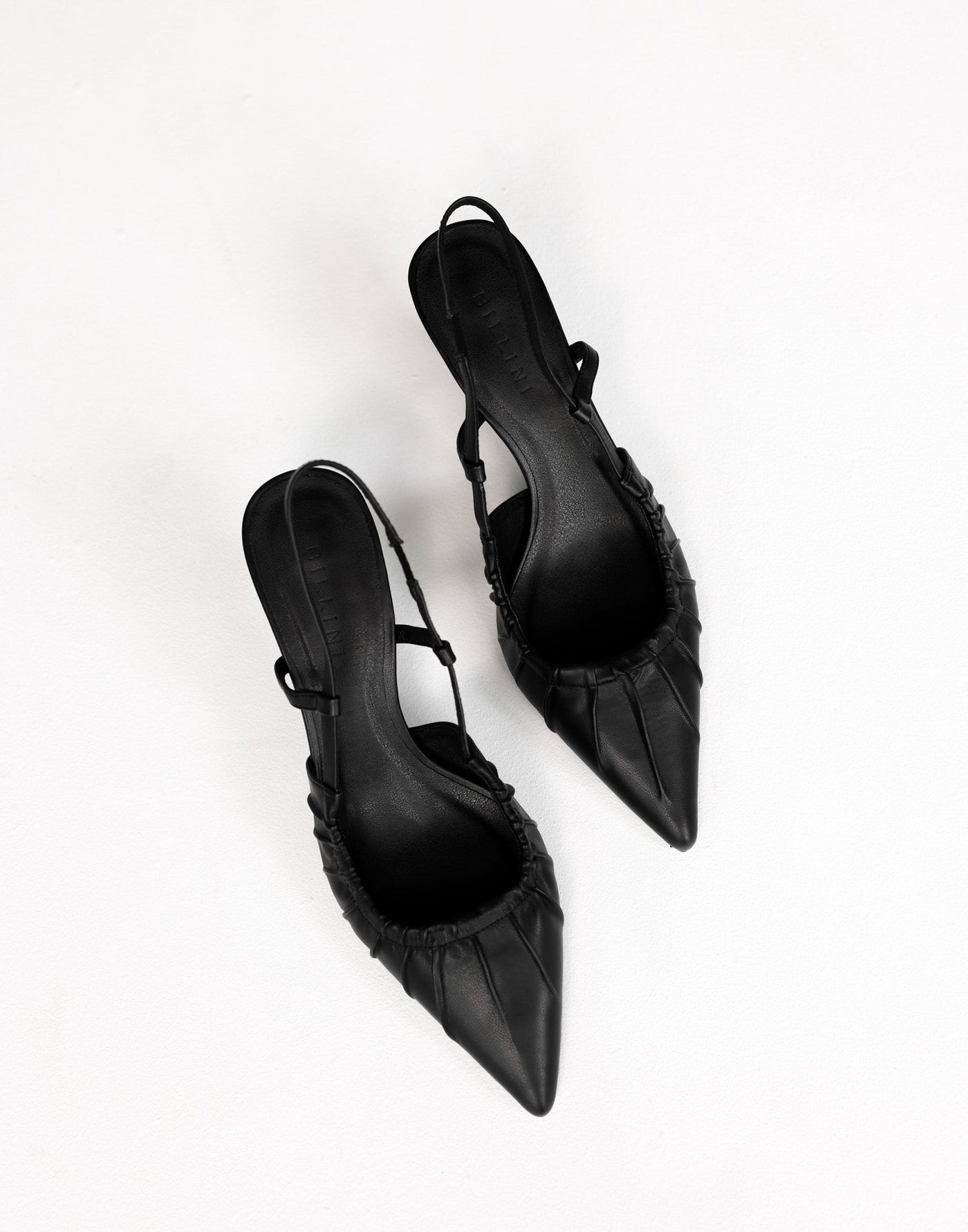 Dani Heels (Black) - By Billini - Stiletto Pointed Toe Heel - Women's Shoes - Charcoal Clothing