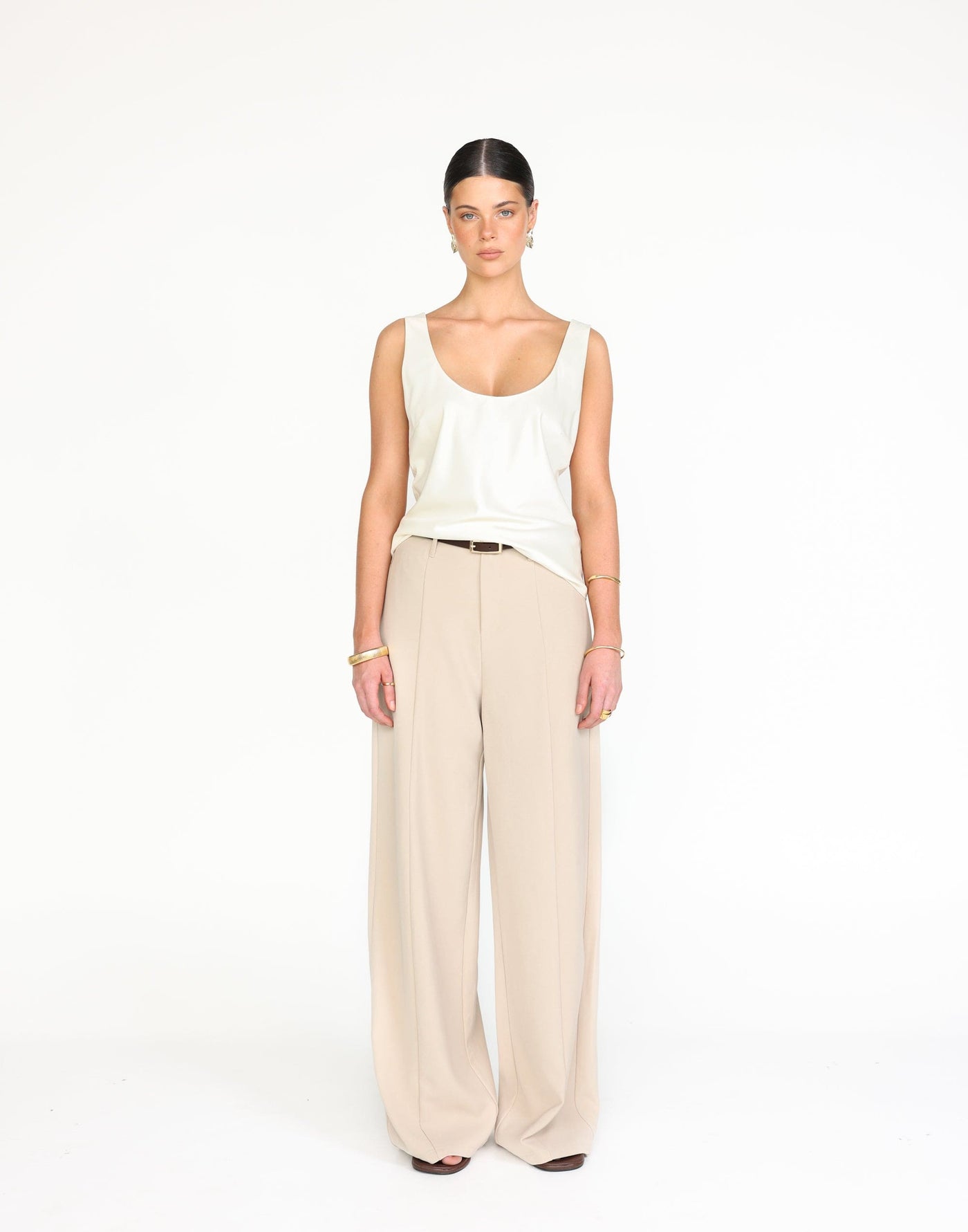 Camillo Top (Oat) | CHARCOAL Exclusive - - Women's Top - Charcoal Clothing