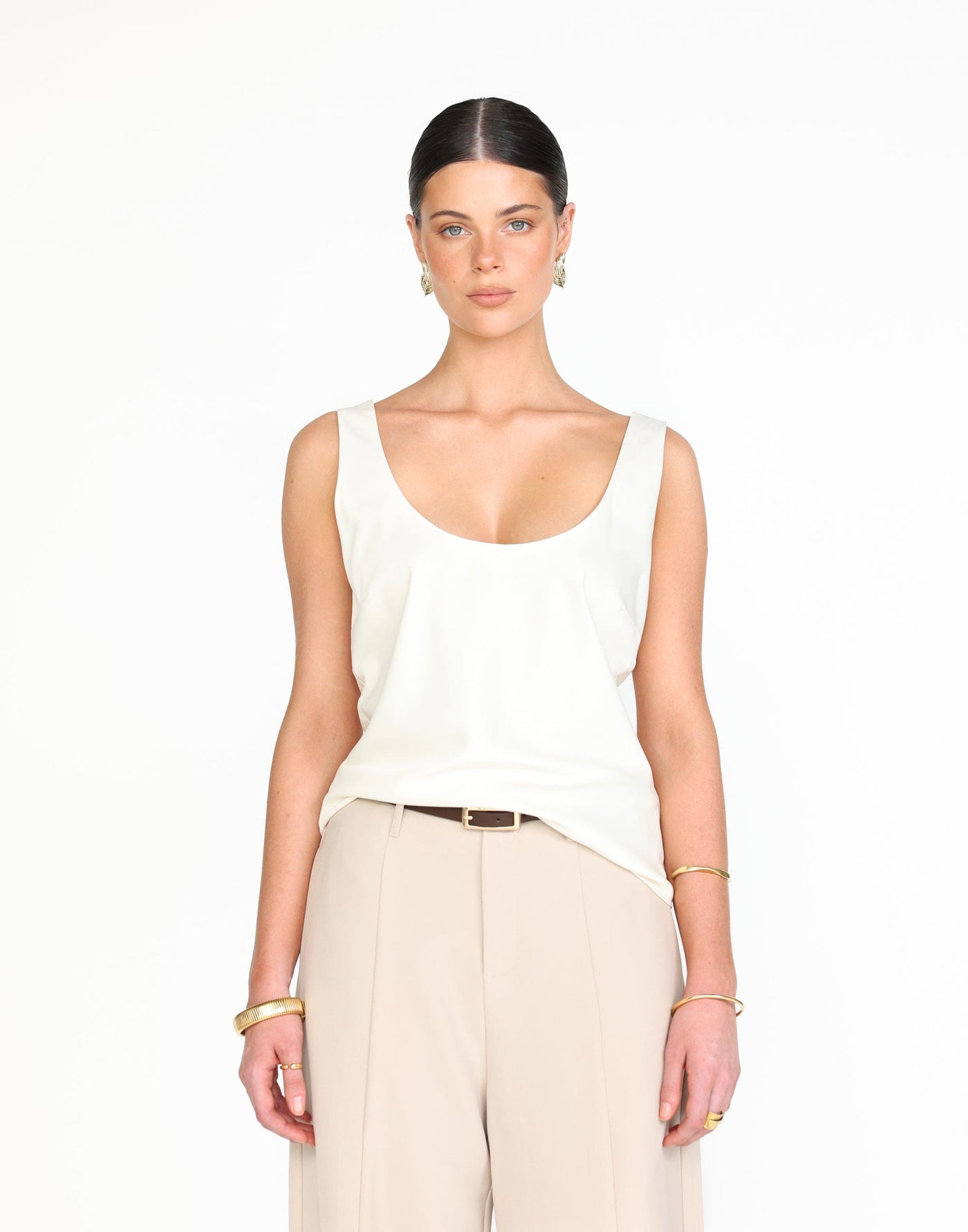 Camillo Top (Oat) | CHARCOAL Exclusive - - Women's Top - Charcoal Clothing
