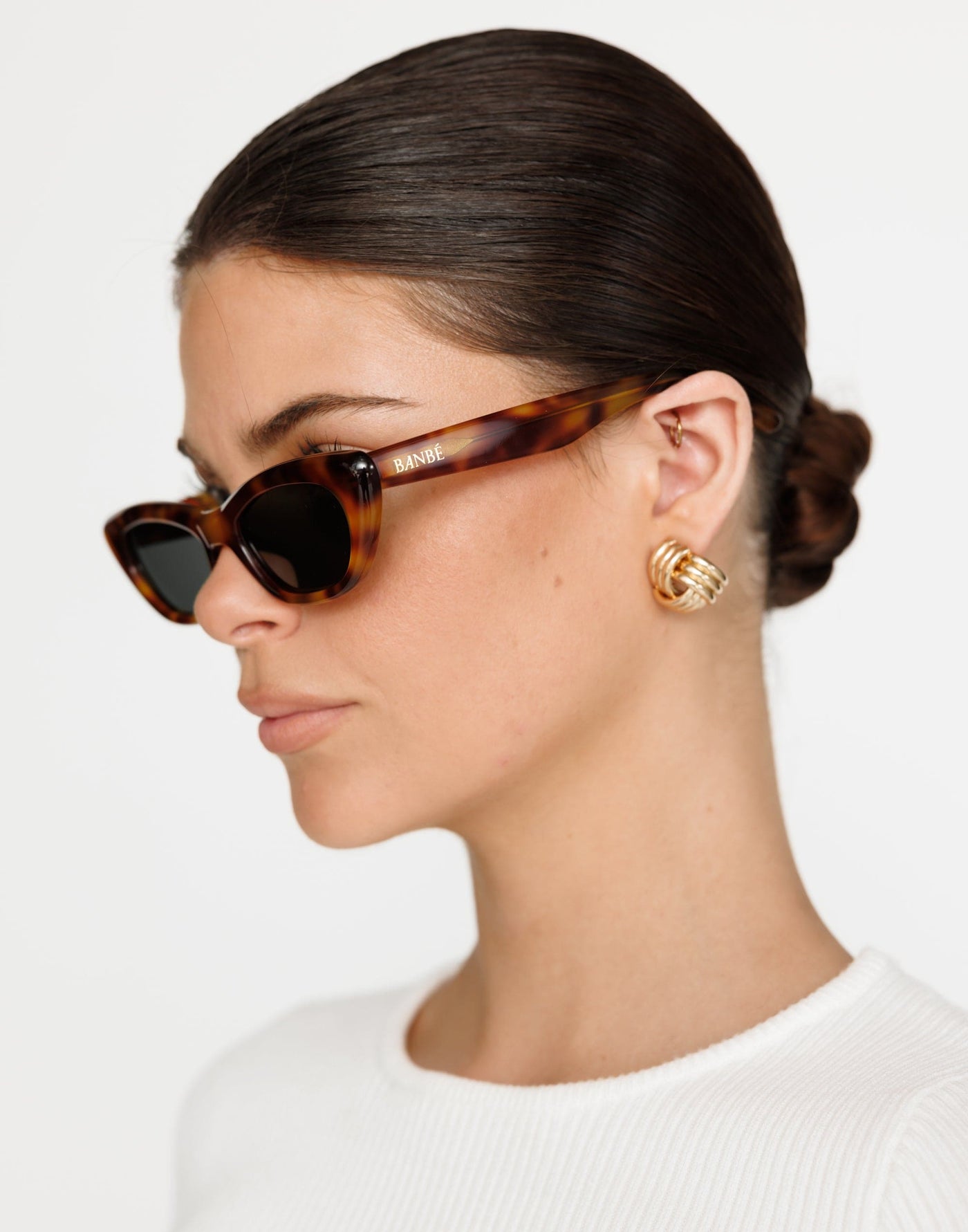 The Caroline Sunglasses (Hazel Tort) - By Banbé - - Women's Accessories - Charcoal Clothing