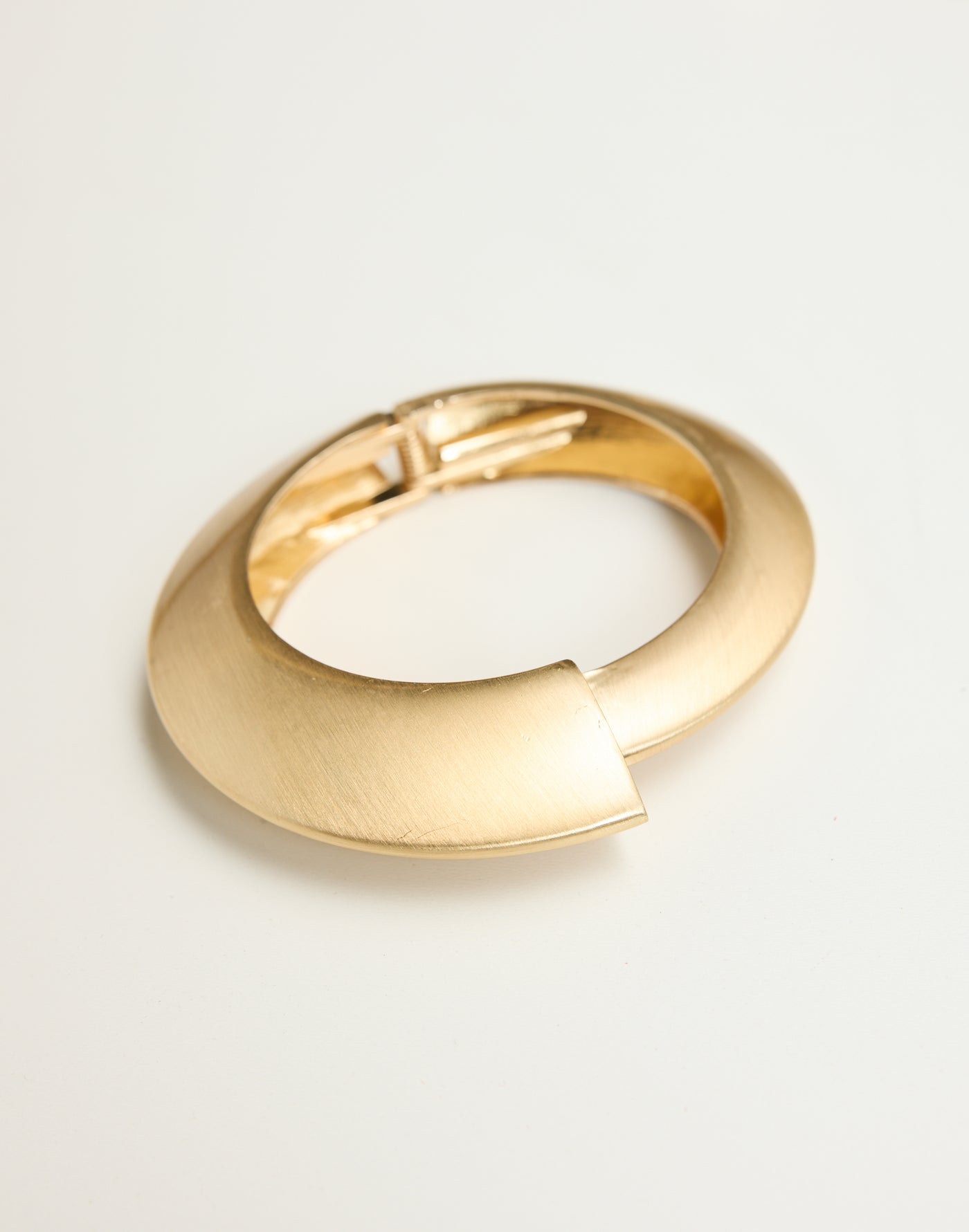 Clerisa Bracelet (Gold) - Snap Clasp Gold Toned Bracelet - Women's Accessories - Charcoal Clothing