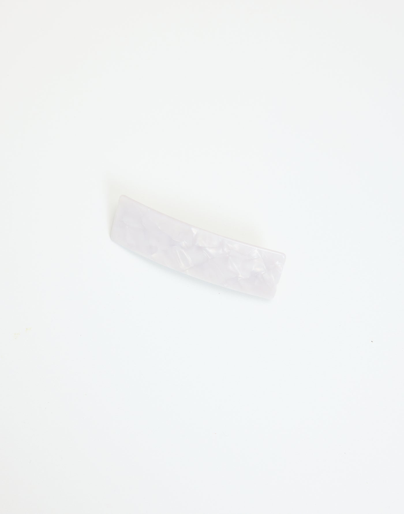 Sansa Hair Clip (Pearl) | CHARCOAL Exclusive - Rectangular Shaped Barette Clip - Women's Accessories - Charcoal Clothing