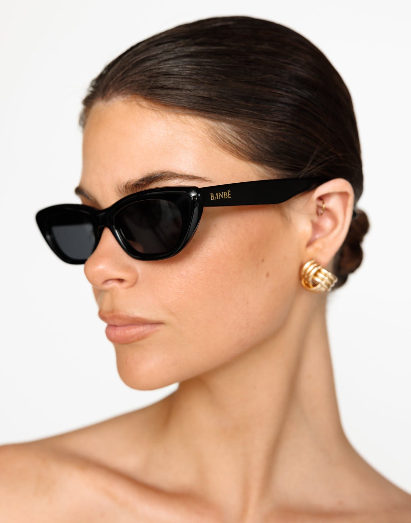 The Caroline Sunglasses (Black) - By Banbé - - Women's Accessories - Charcoal Clothing
