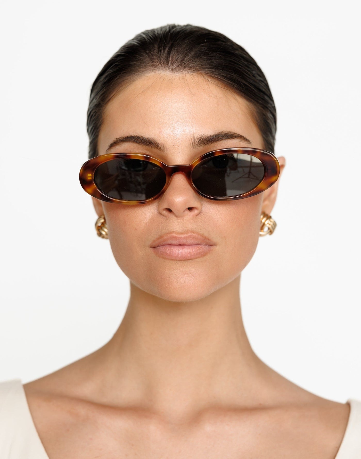 The Carter Sunglasses (Hazel Tort) - By Banbé - - Women's Accessories - Charcoal Clothing