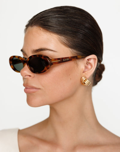 The Carter Sunglasses (Hazel Tort) - By Banbé - - Women's Accessories - Charcoal Clothing