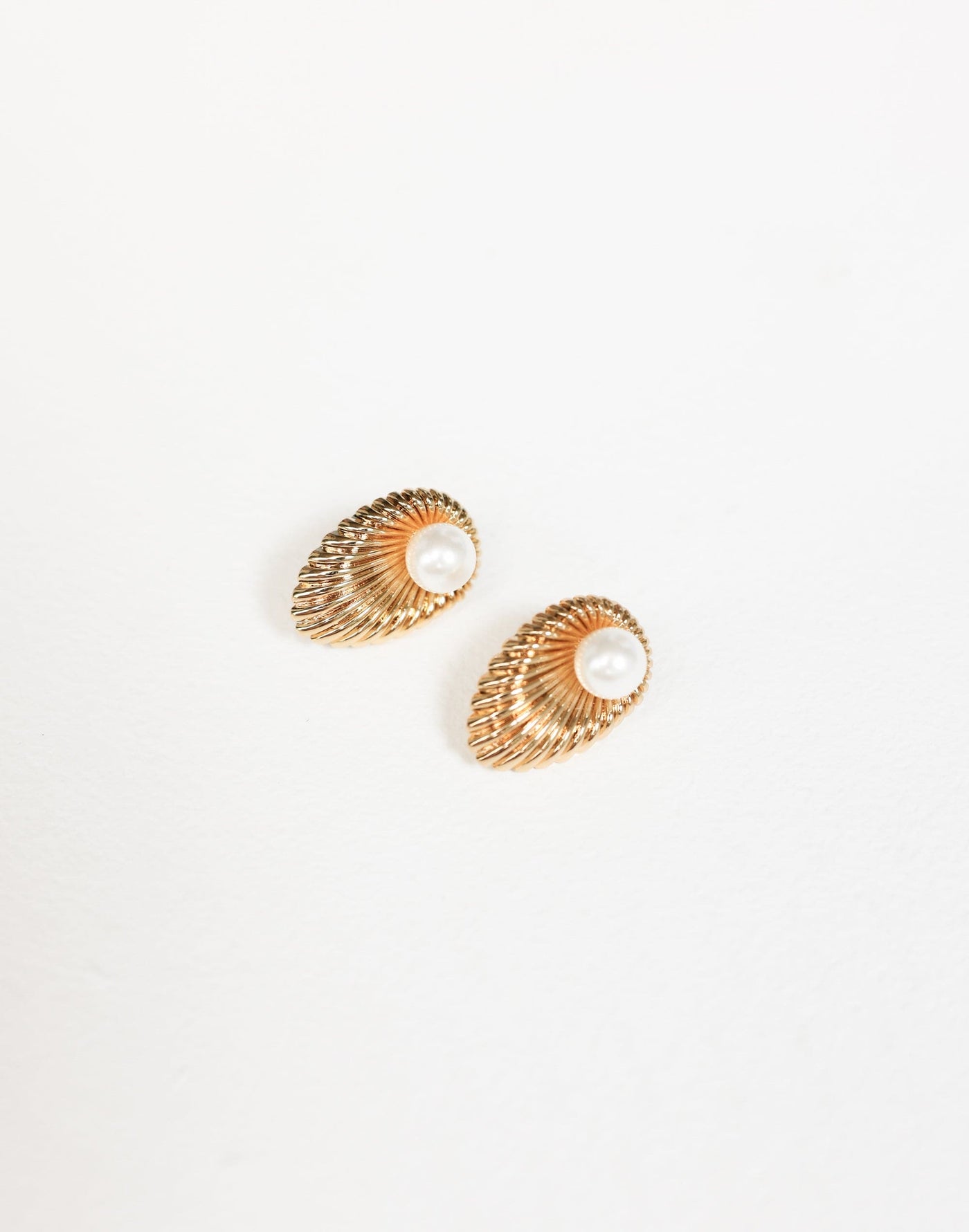 Tyla Earrings (Gold) - Peal and Shell Earring - Women's Accessories - Charcoal Clothing