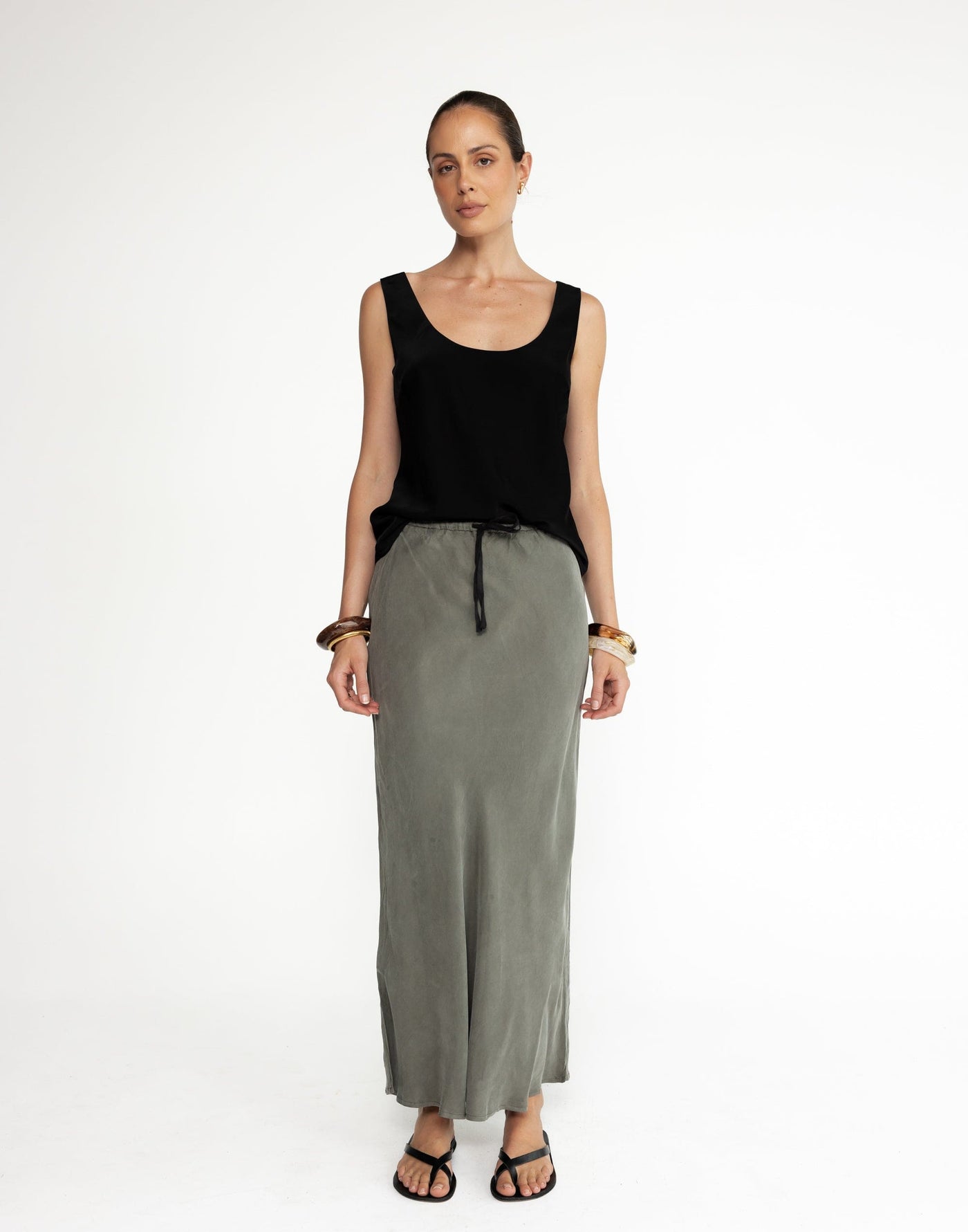  - Women's Skirt - Charcoal Clothing