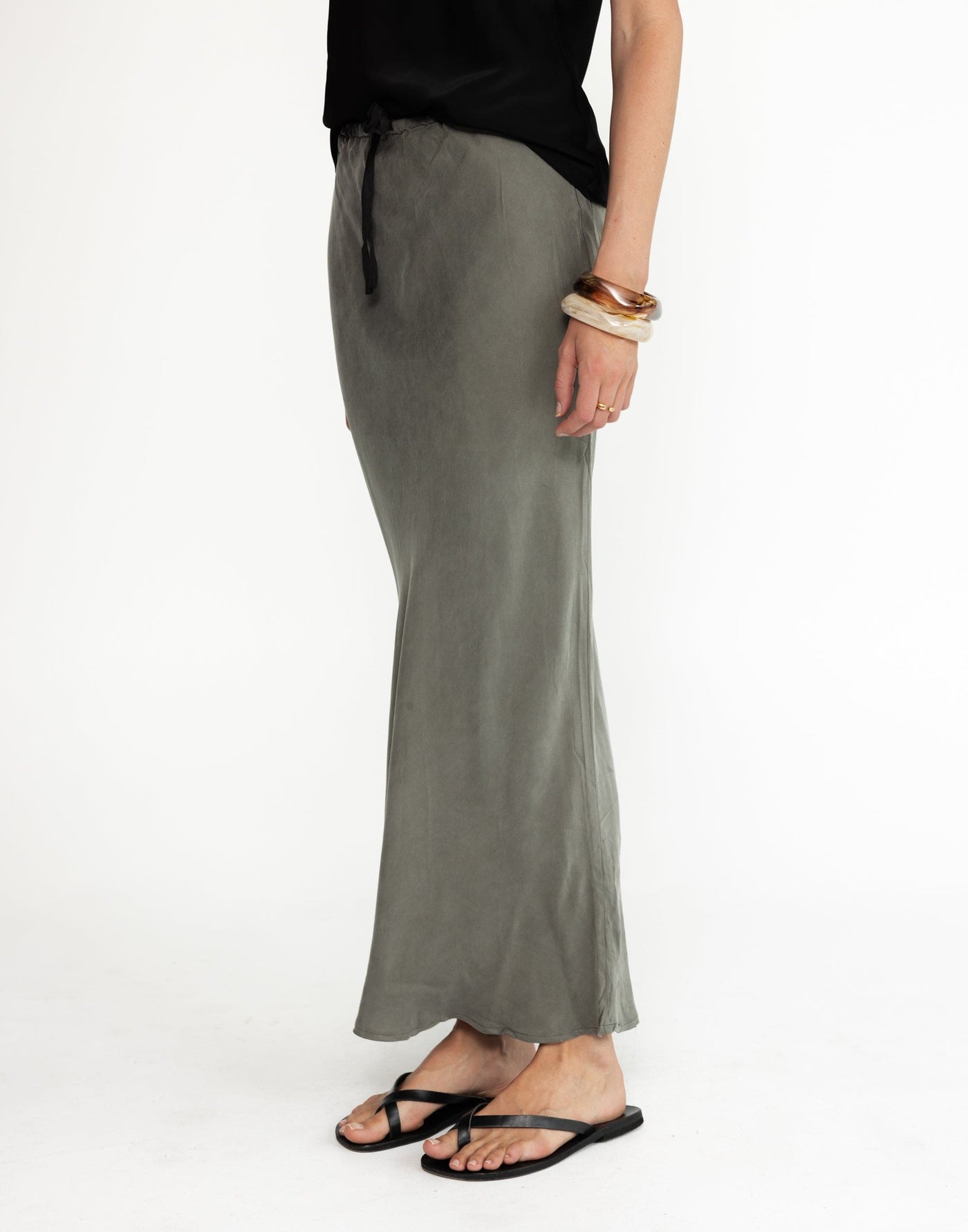  - Women's Skirt - Charcoal Clothing