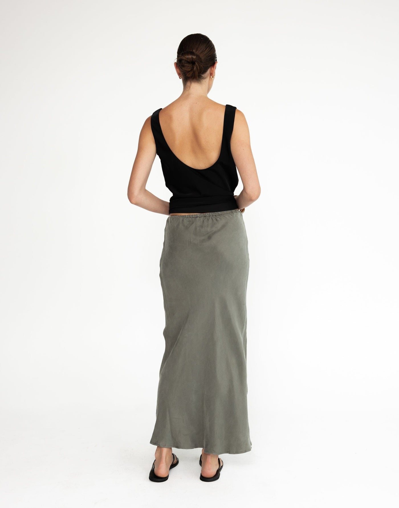  - Women's Skirt - Charcoal Clothing