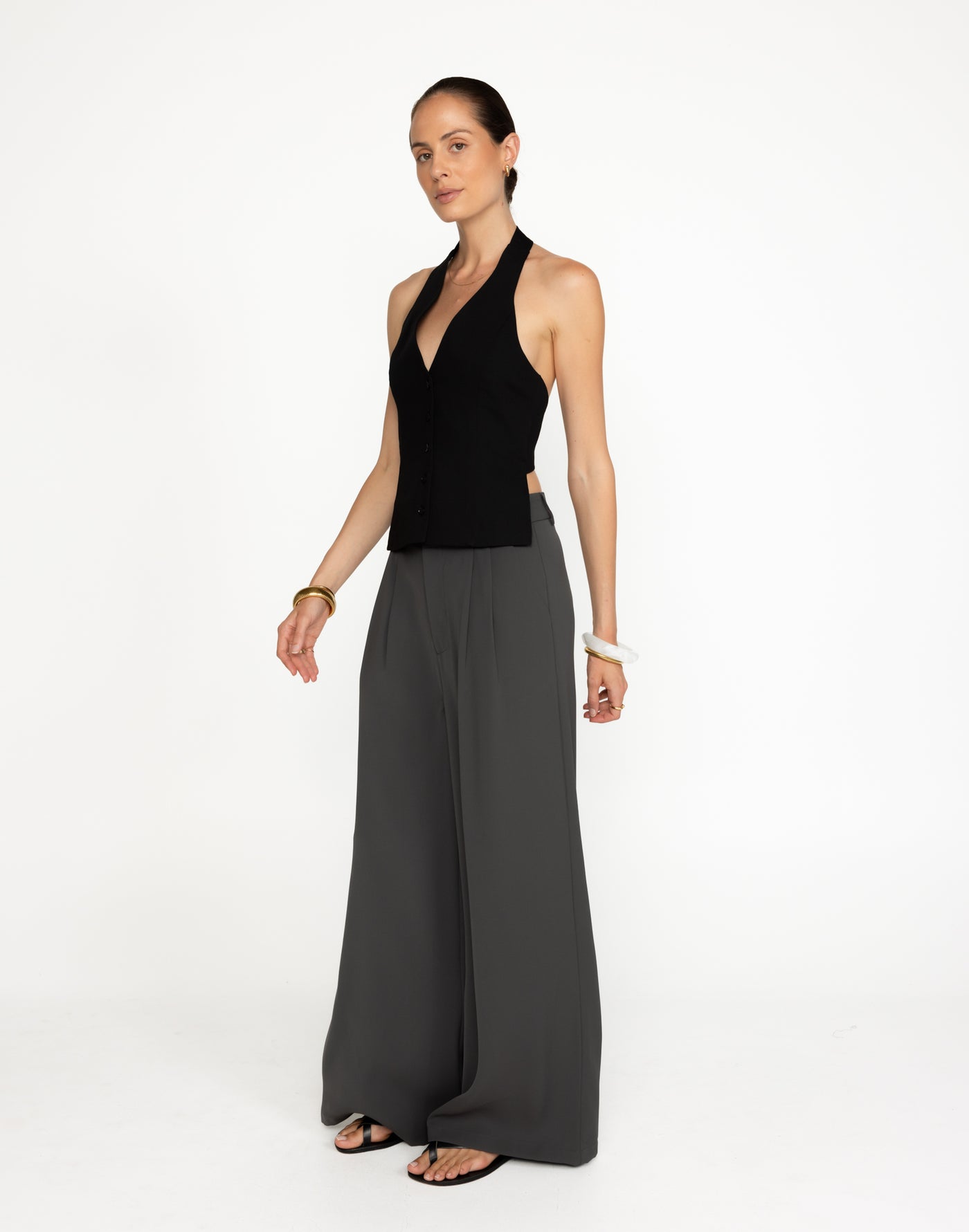 Chicago Pants (Slate) - Petite | CHARCOAL Exclusive - - Women's Pants - Charcoal Clothing