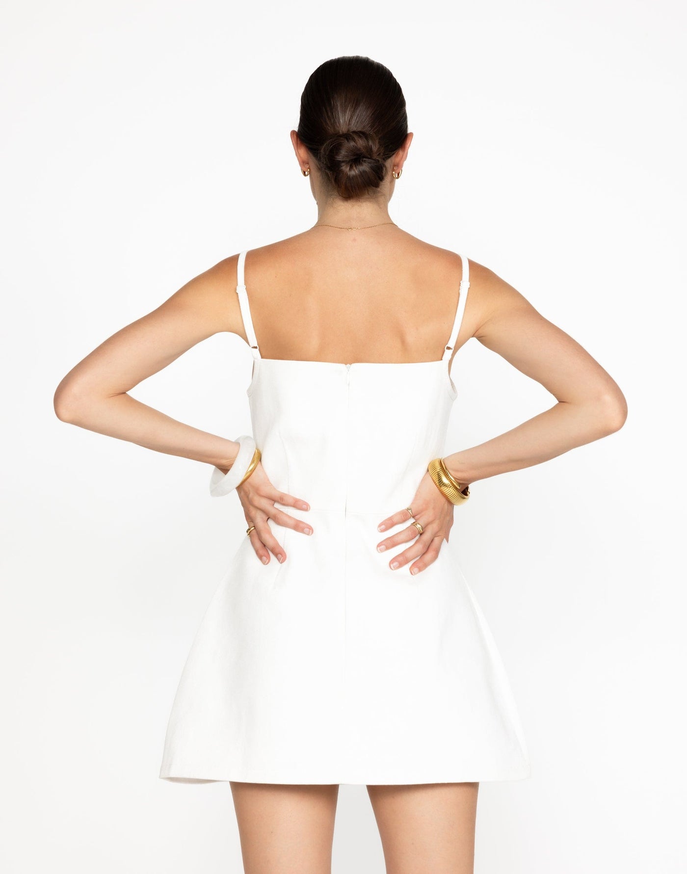 Sinead Mini Dress (White) | CHARCOAL Exclusive - - Women's Dress - Charcoal Clothing