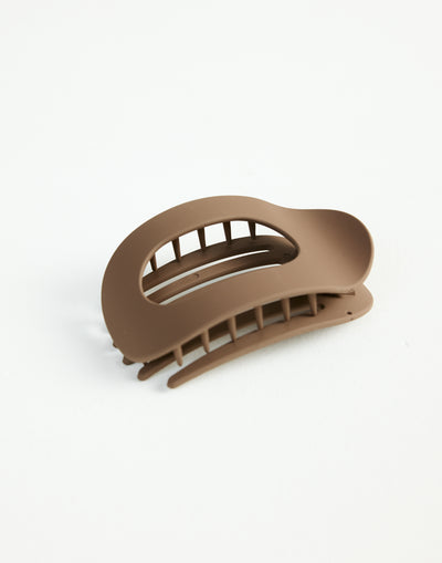 McRae Hair Clip (Light Chocolate) - - Women's Accessories - Charcoal Clothing