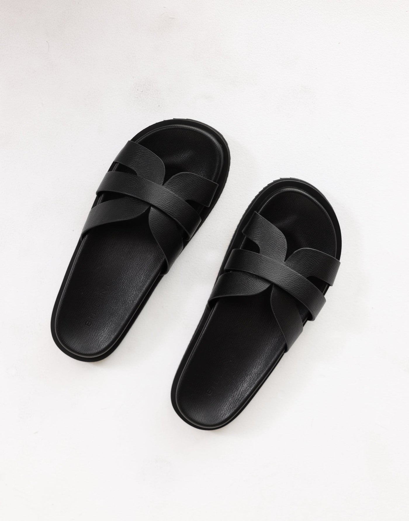 Tamy Slides (Black) - By Billini - Luxe Padded Slide - Women's Shoes - Charcoal Clothing