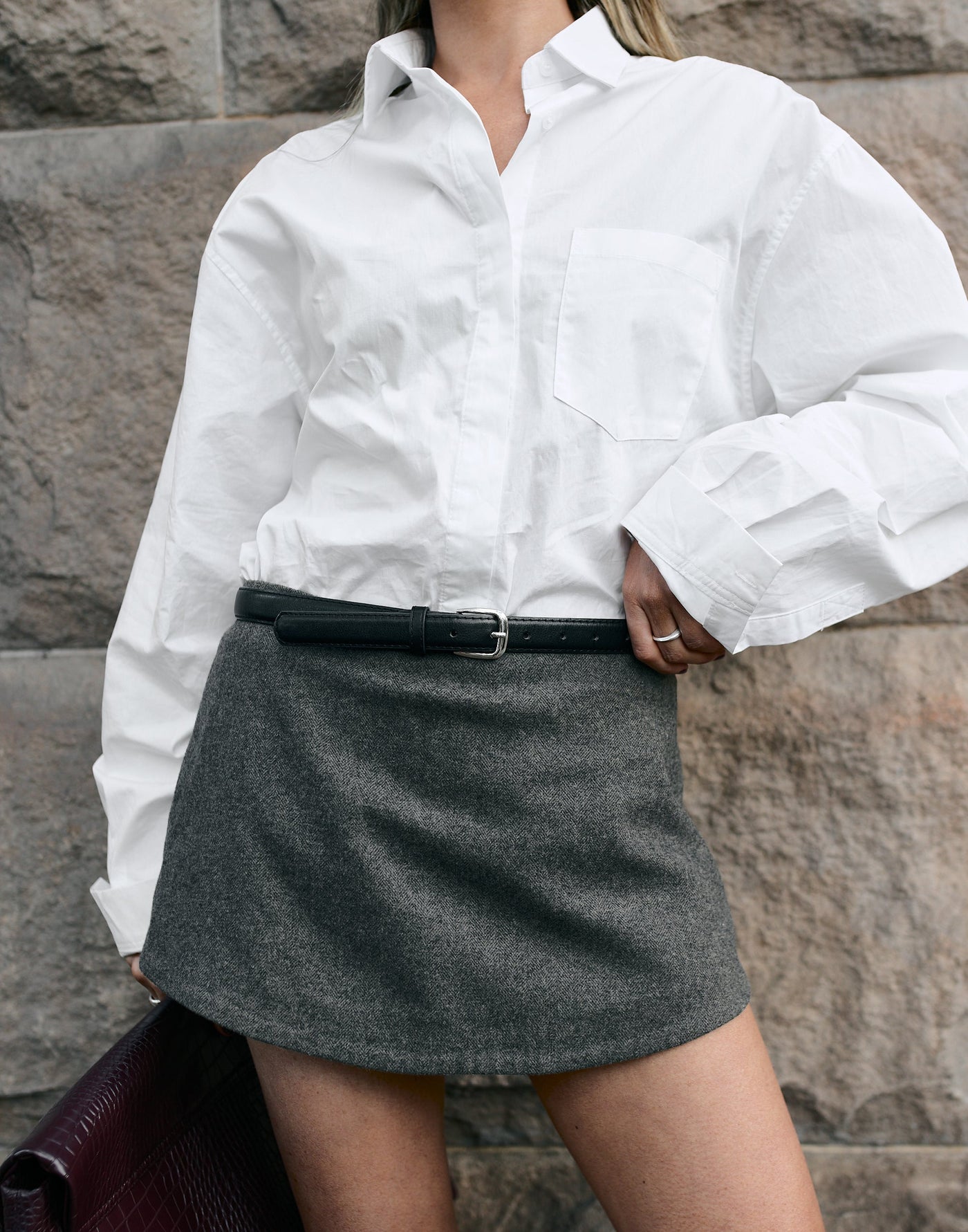 Domain Skort (Slate) | CHARCOAL Exclusive - - Women's Skort - Charcoal Clothing