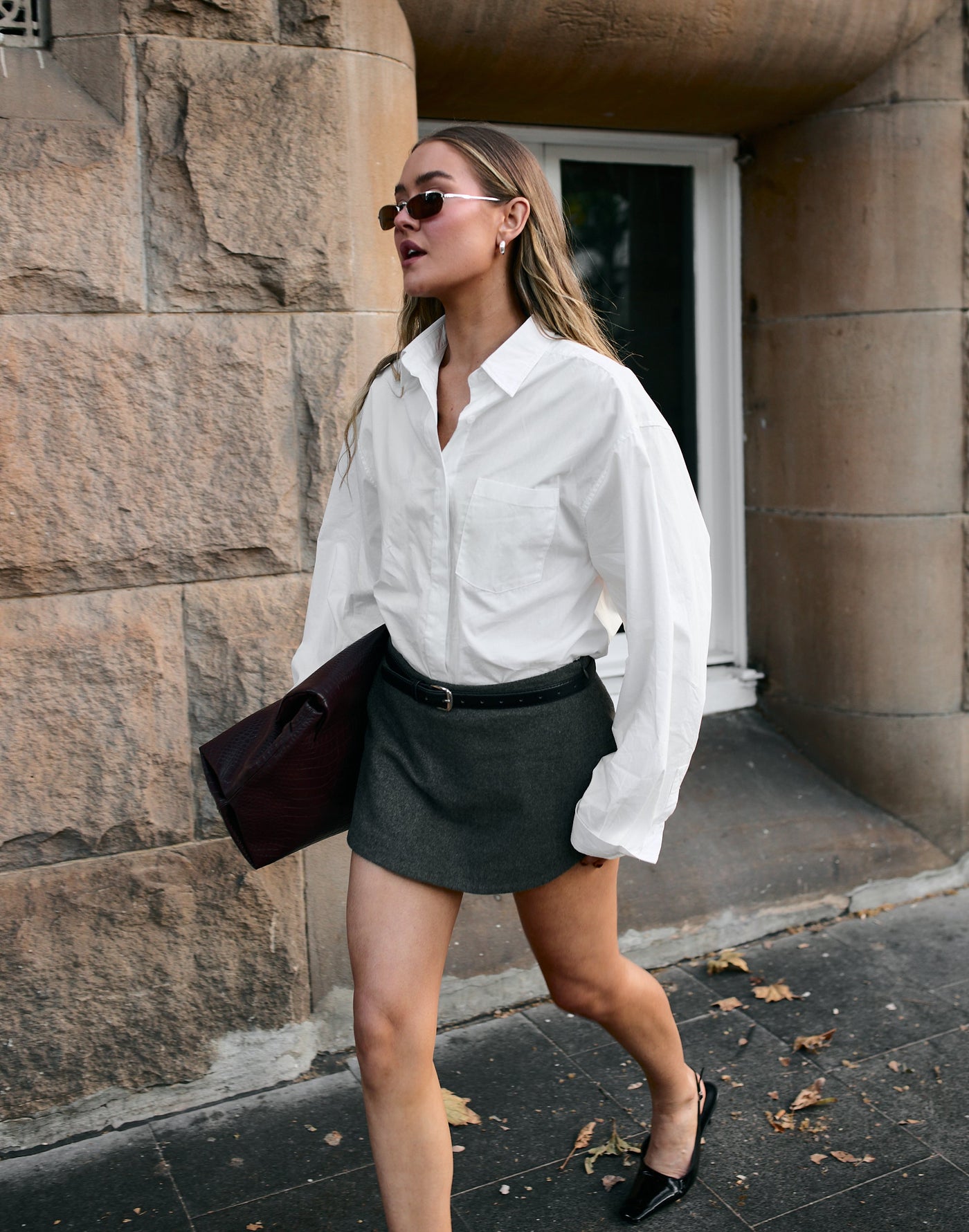 Domain Skort (Slate) | CHARCOAL Exclusive - - Women's Skort - Charcoal Clothing