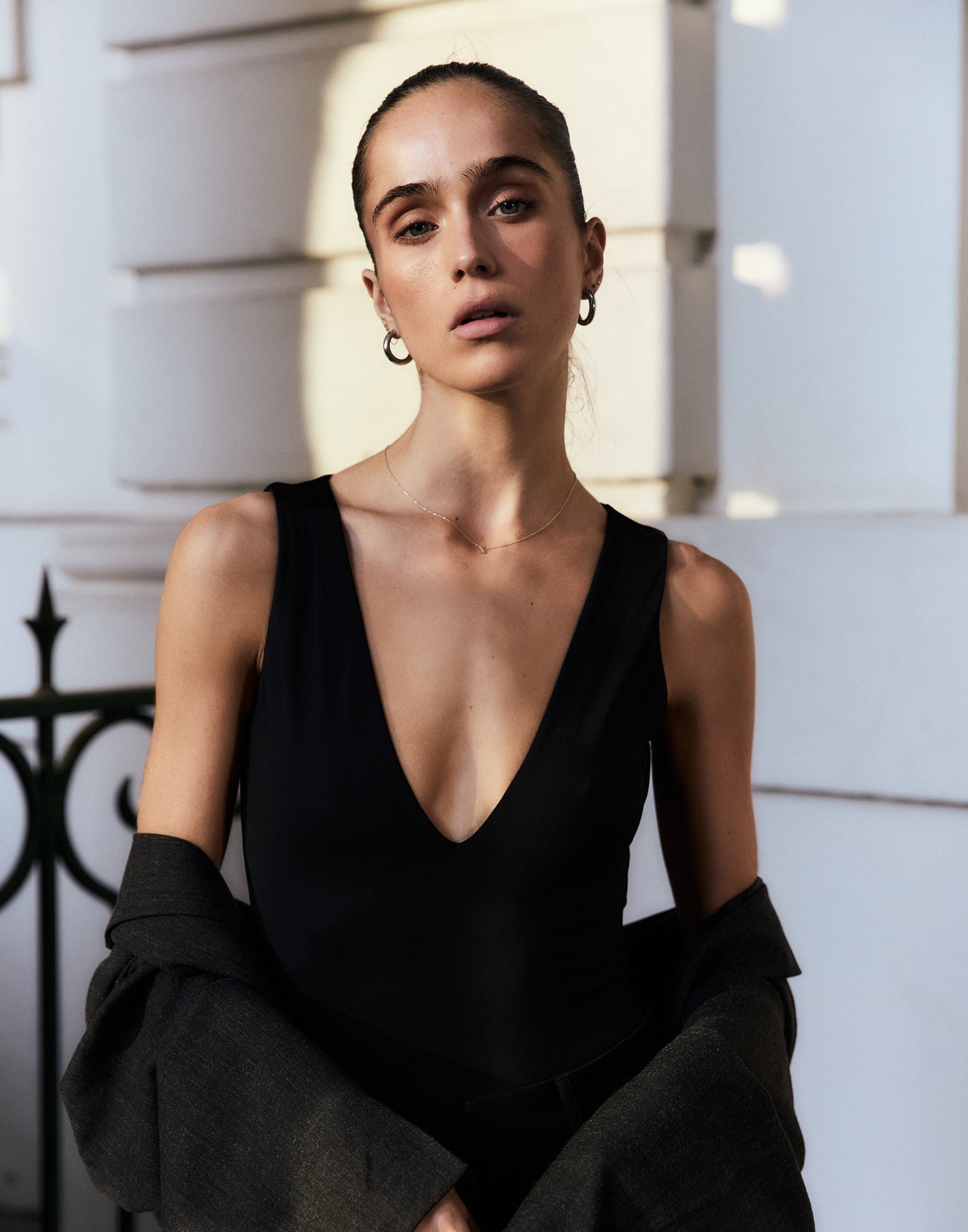  - Women's Top - Charcoal Clothing