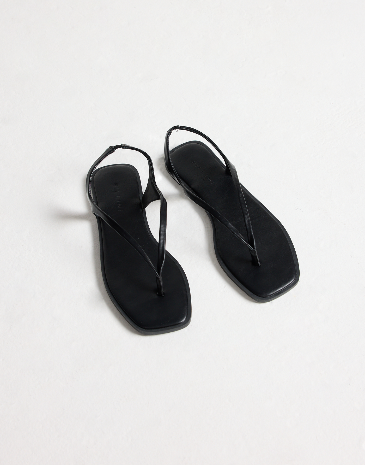 Yaelle Sandals (Black) - By Billini - Slingback Thong Style Flats - Women's Shoes - Charcoal Clothing
