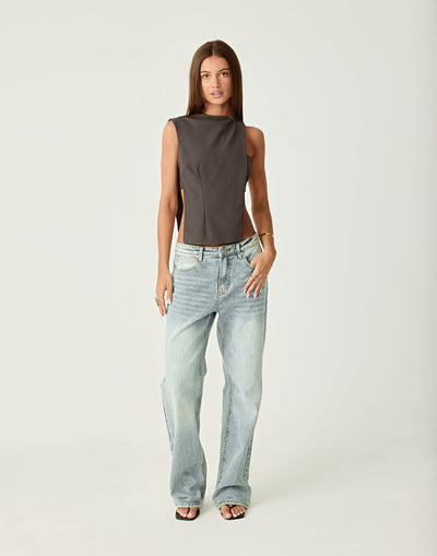  - Women's Top - Charcoal Clothing