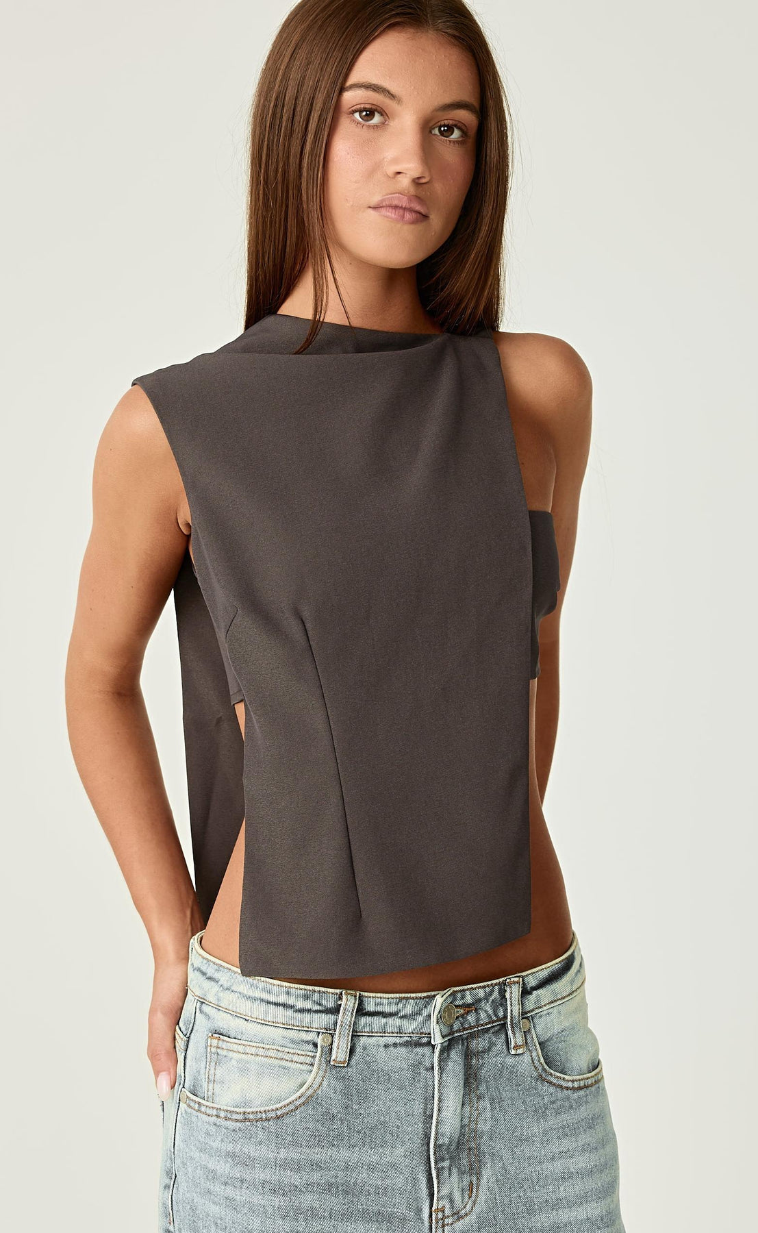 Aiden Top (Grey) – CHARCOAL USA