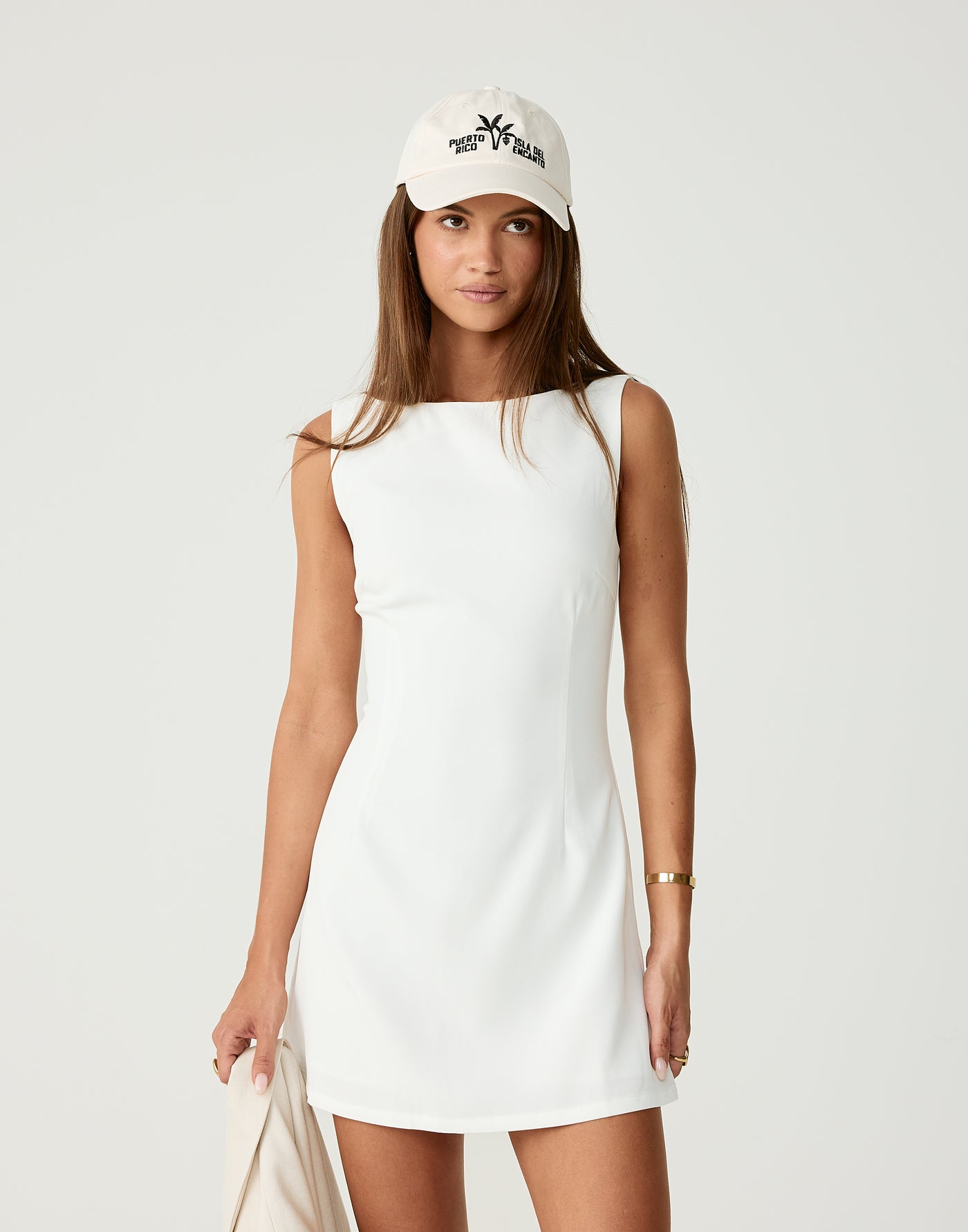 Aisling Mini Dress (White)