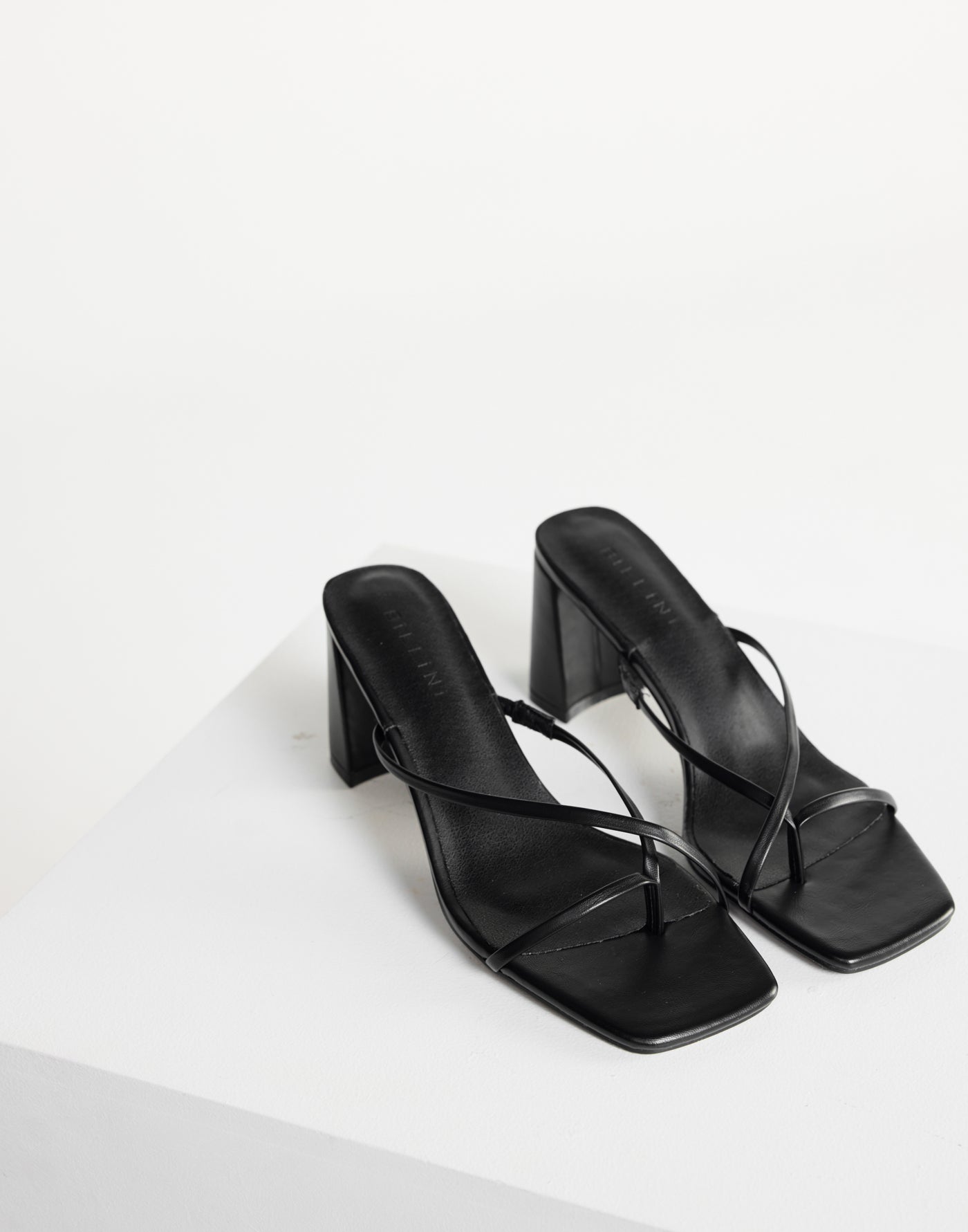 Alondra Heels (Black) - By Billini - Everyday Heel With Crossover Straps - Women's Shoes - Charcoal Clothing