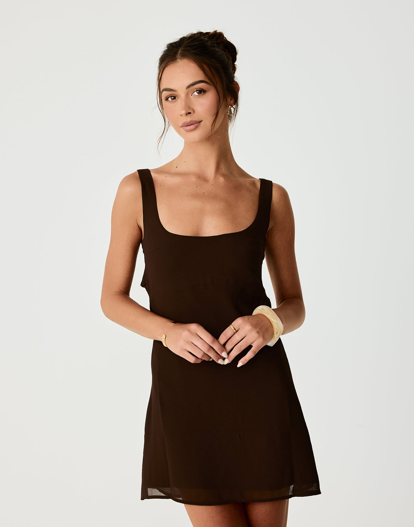  - Women's Dress - Charcoal Clothing