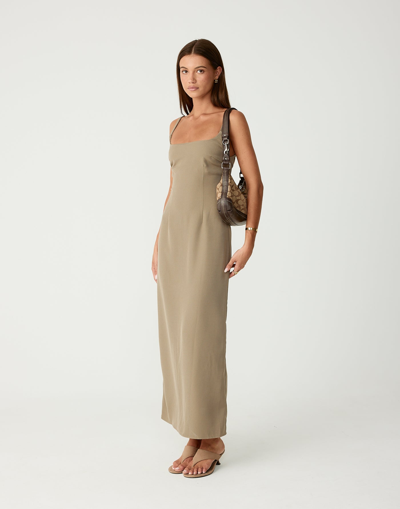 Alistair Maxi Dress (Stone)