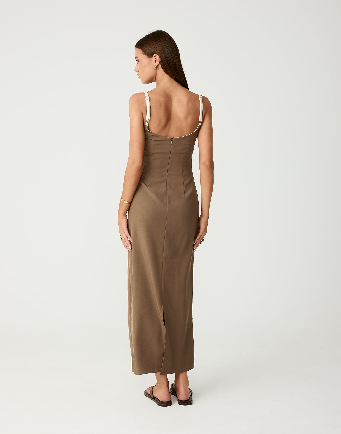 Alistair Maxi Dress (Coffee)