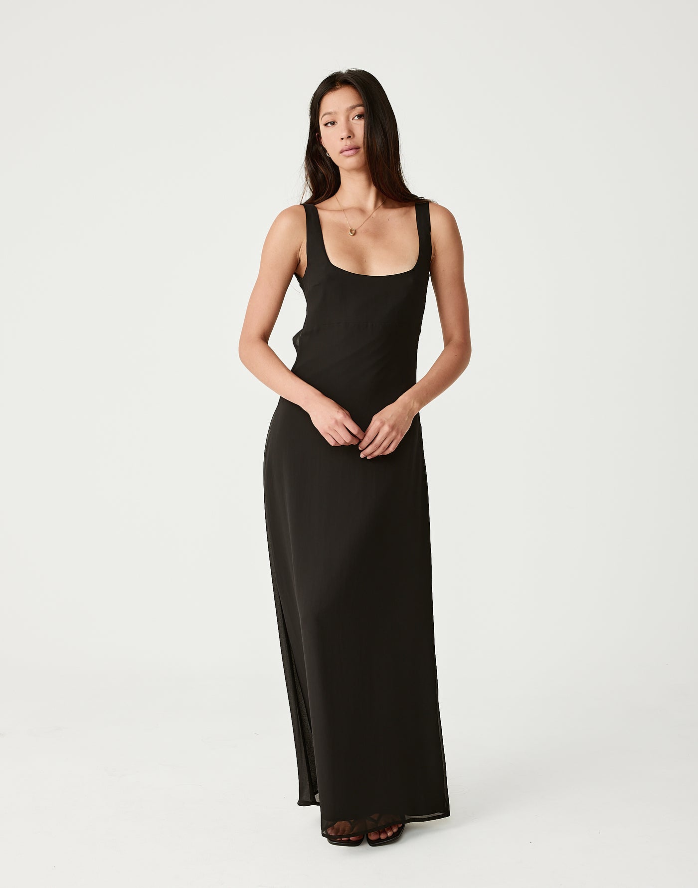  - Women's Dress - Charcoal Clothing