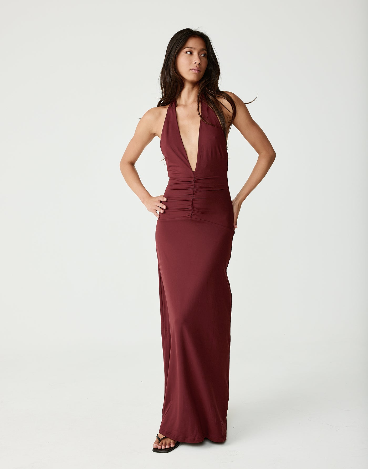  - Women's Dress - Charcoal Clothing