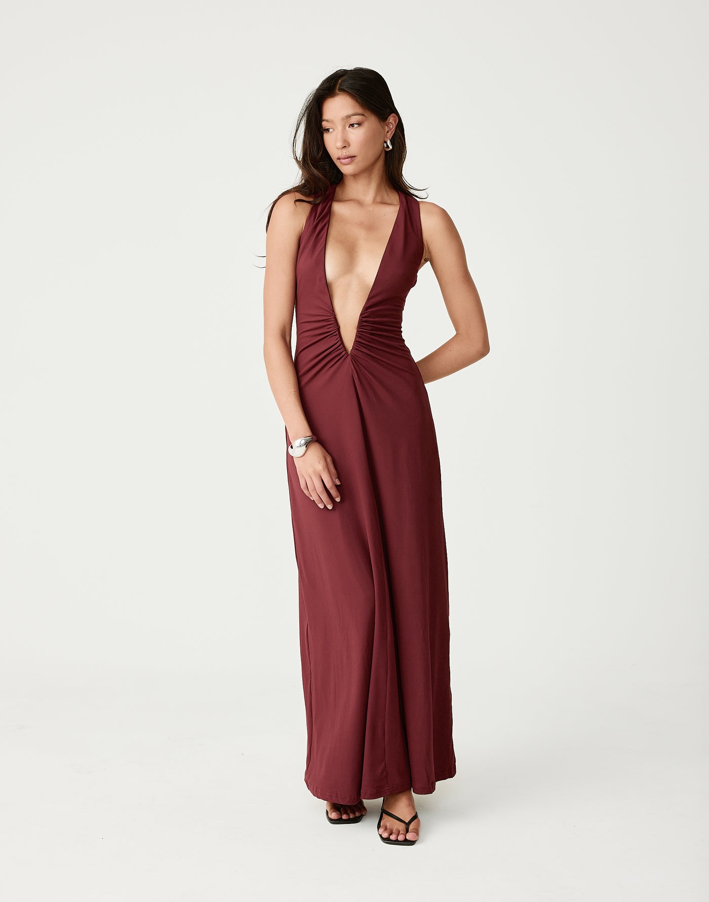  - Women's Dress - Charcoal Clothing