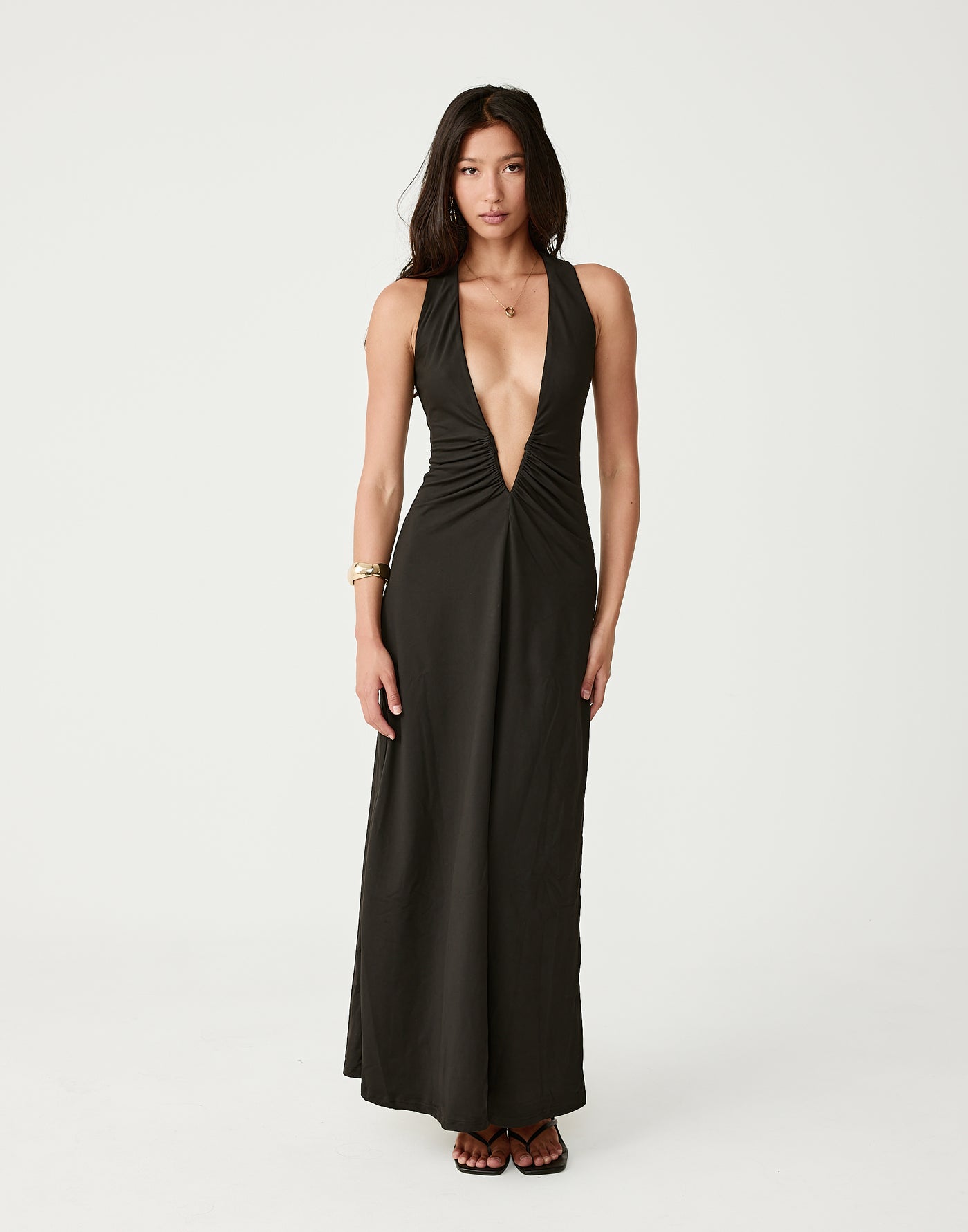  - Women's Dress - Charcoal Clothing