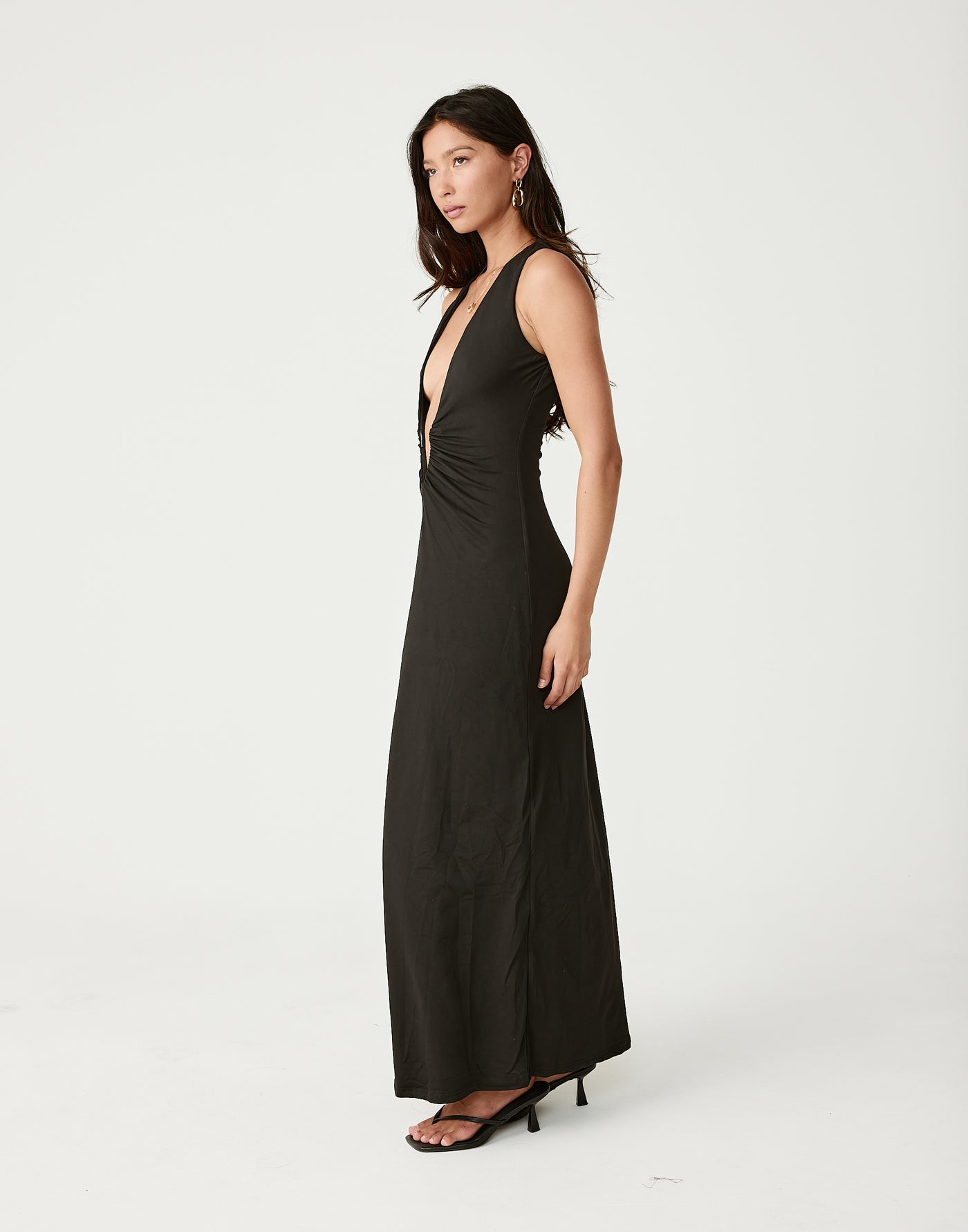  - Women's Dress - Charcoal Clothing