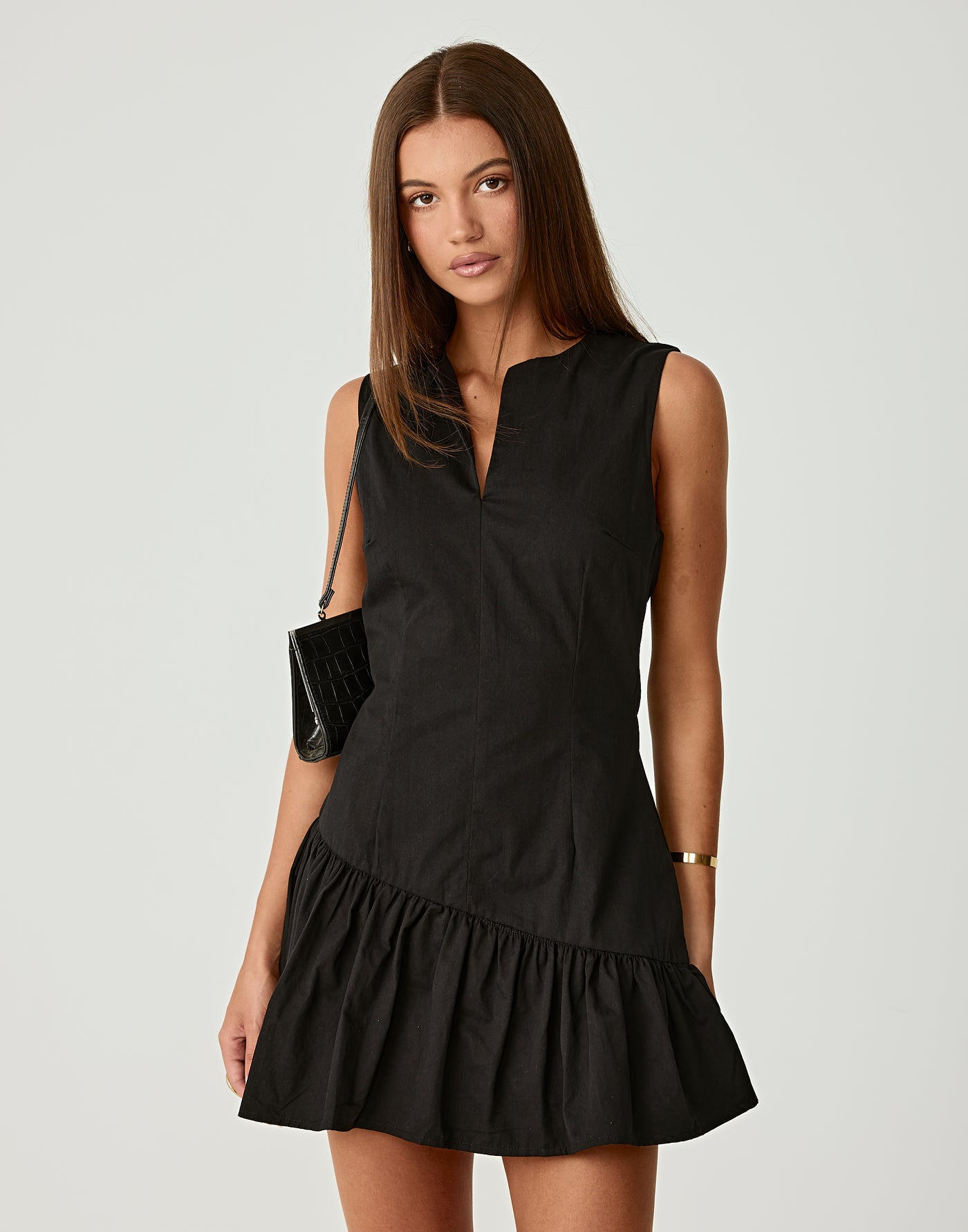  - Women's Dress - Charcoal Clothing