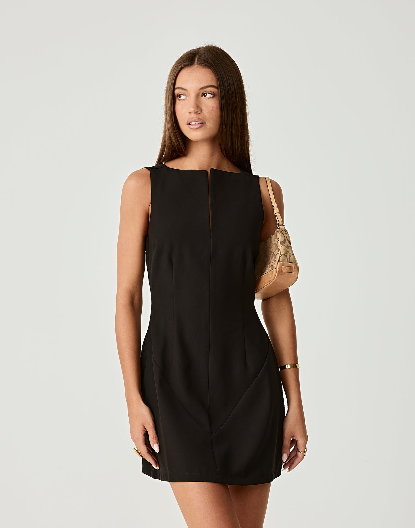  - Women's Dress - Charcoal Clothing