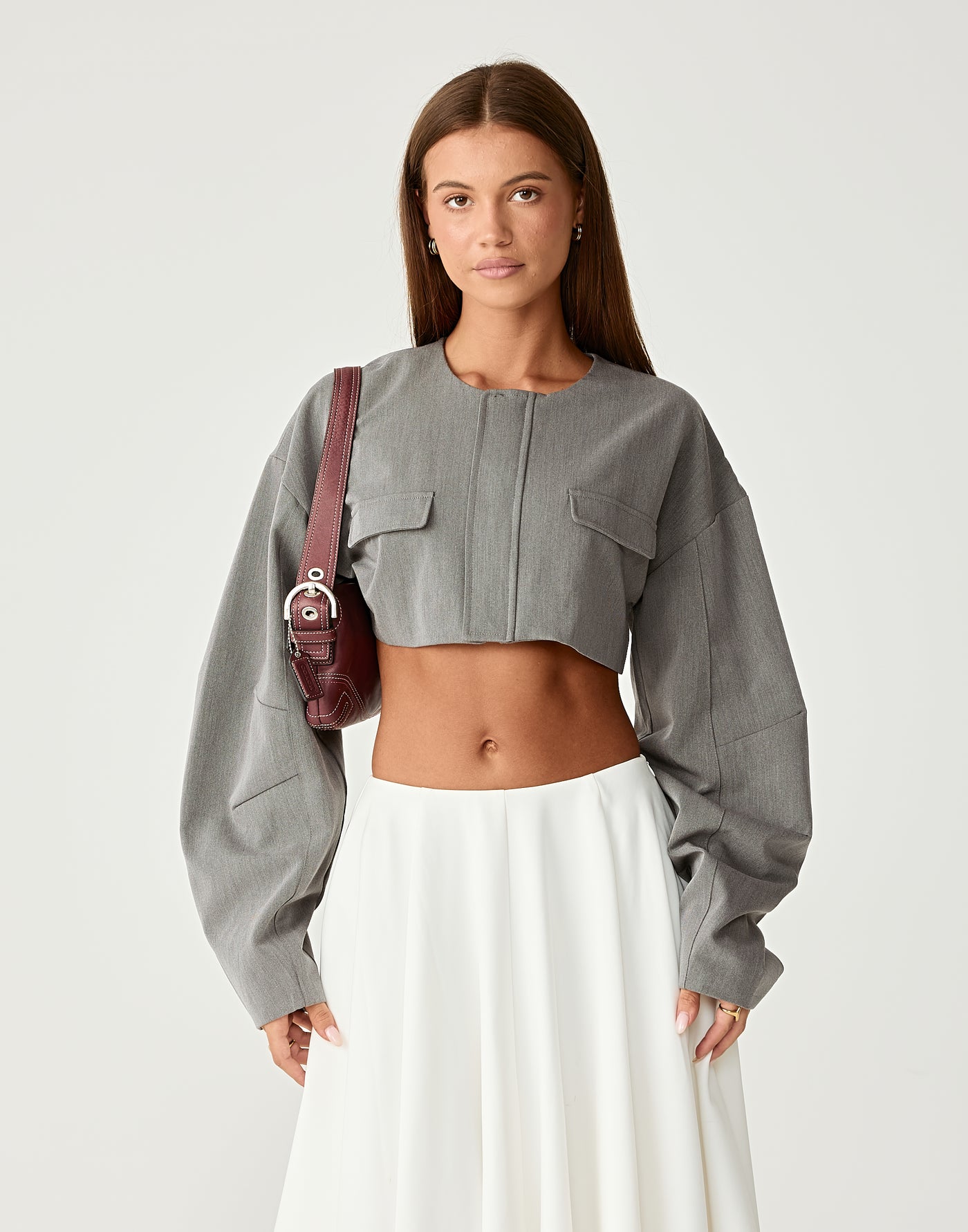  - Women's Top - Charcoal Clothing