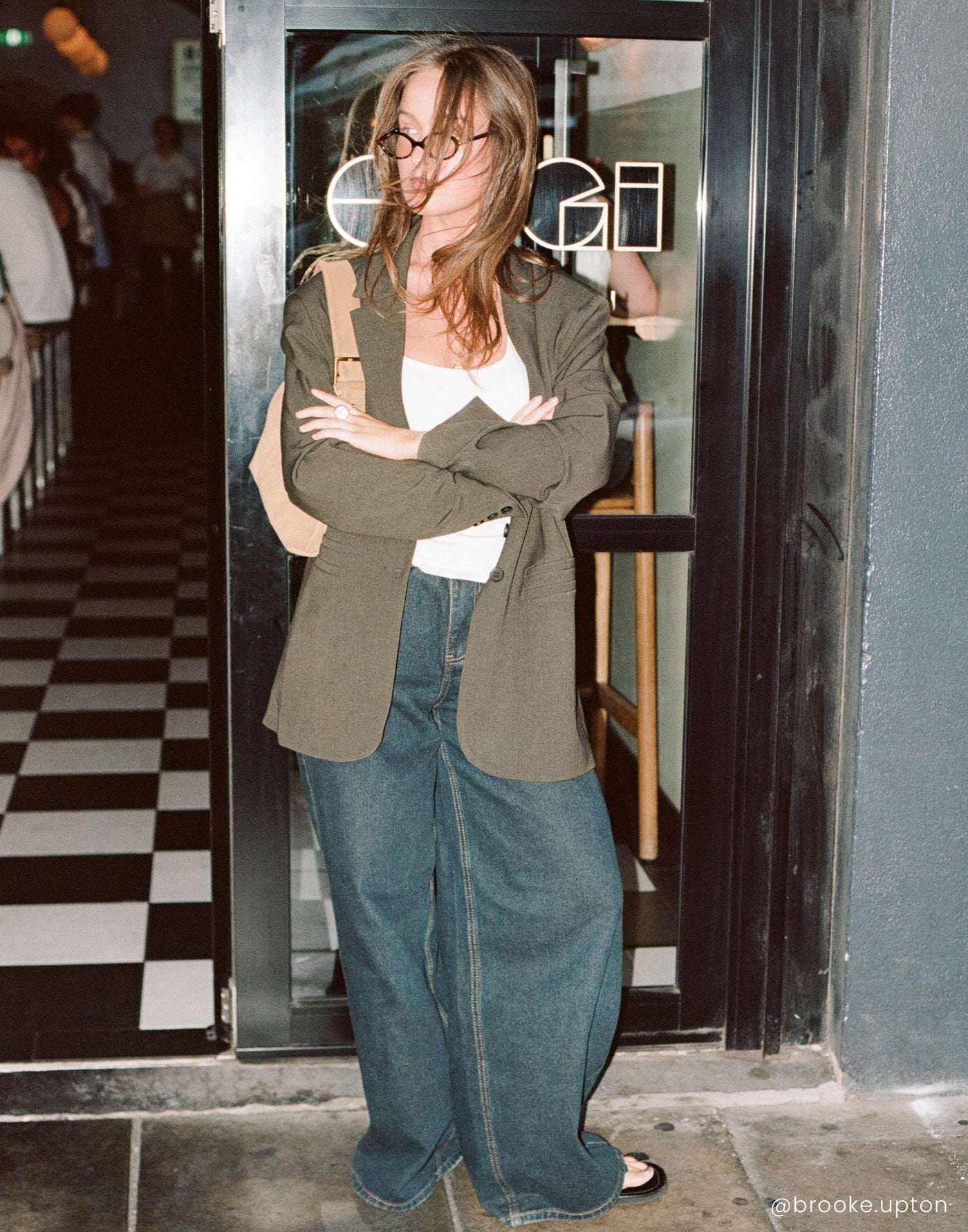 Clarke Blazer (Choc Texture) | CHARCOAL EXCLUSIVE | Brown Oversized Workwear Suiting Blazer - Women's Outerwear - Charcoal Clothing