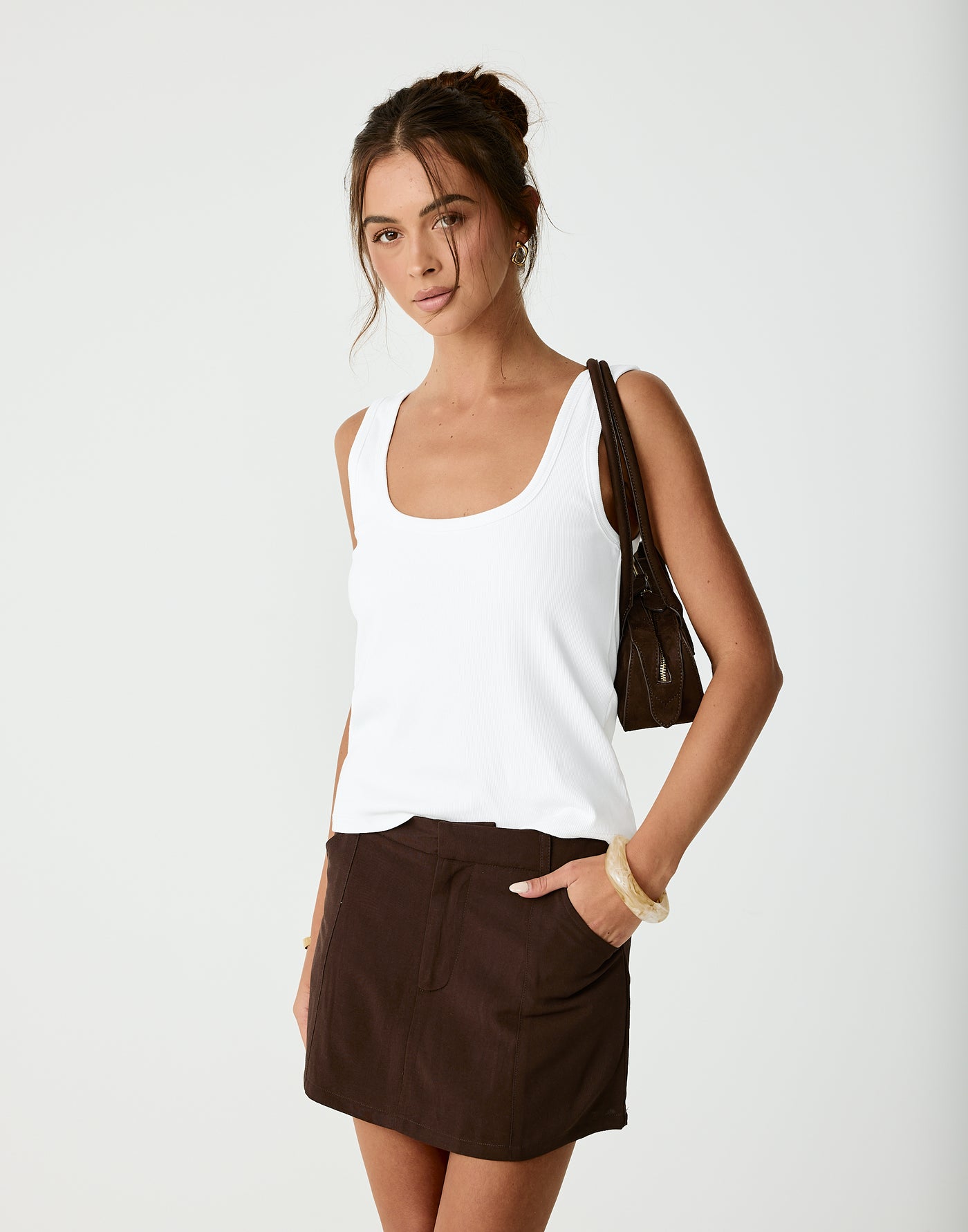  - Women's Skirt - Charcoal Clothing