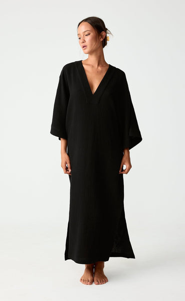 Donna Maxi Dress (Black) M/L