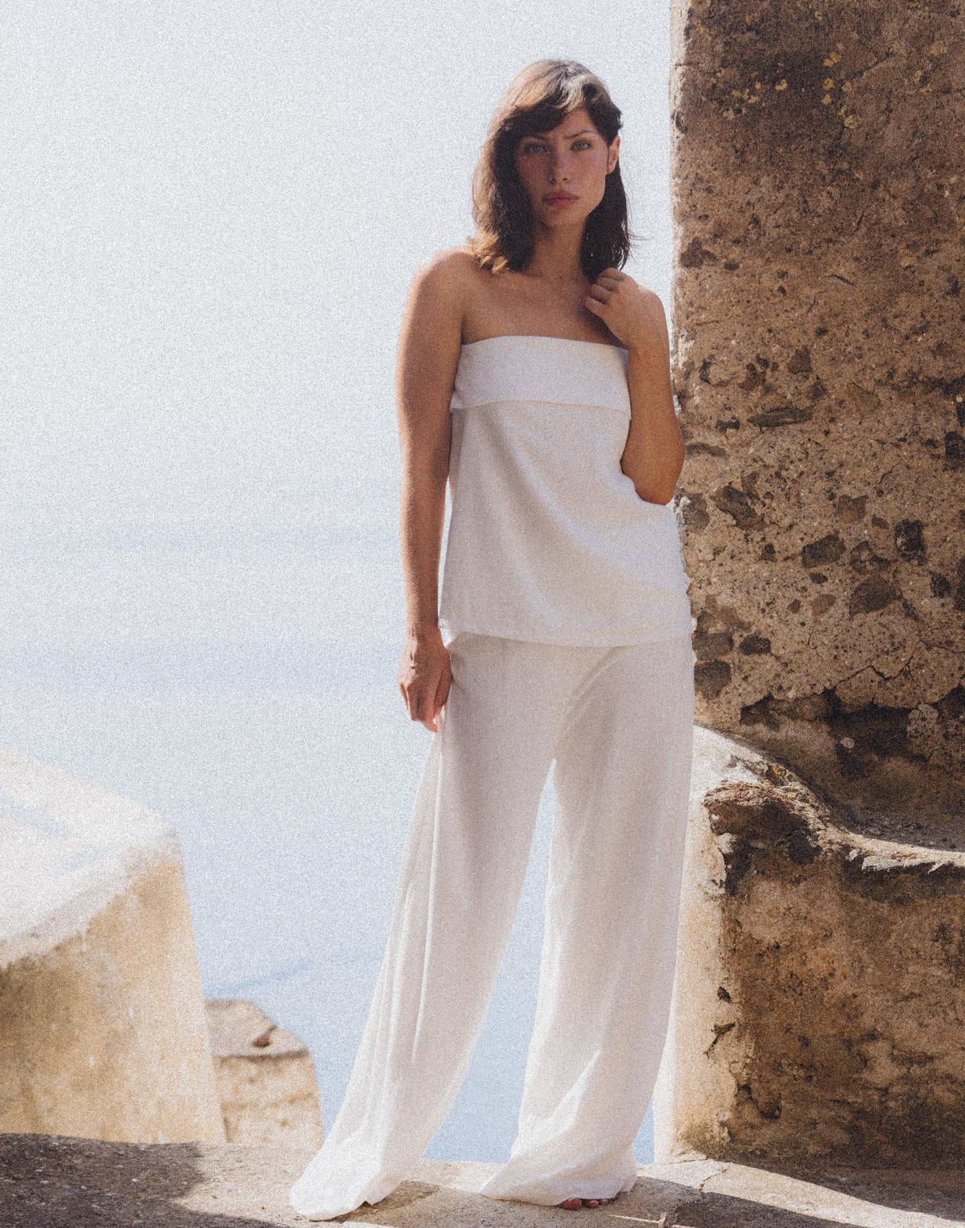 Lisbeth Top (White) | CHARCOAL Exclusive - - Women's Top - Charcoal Clothing