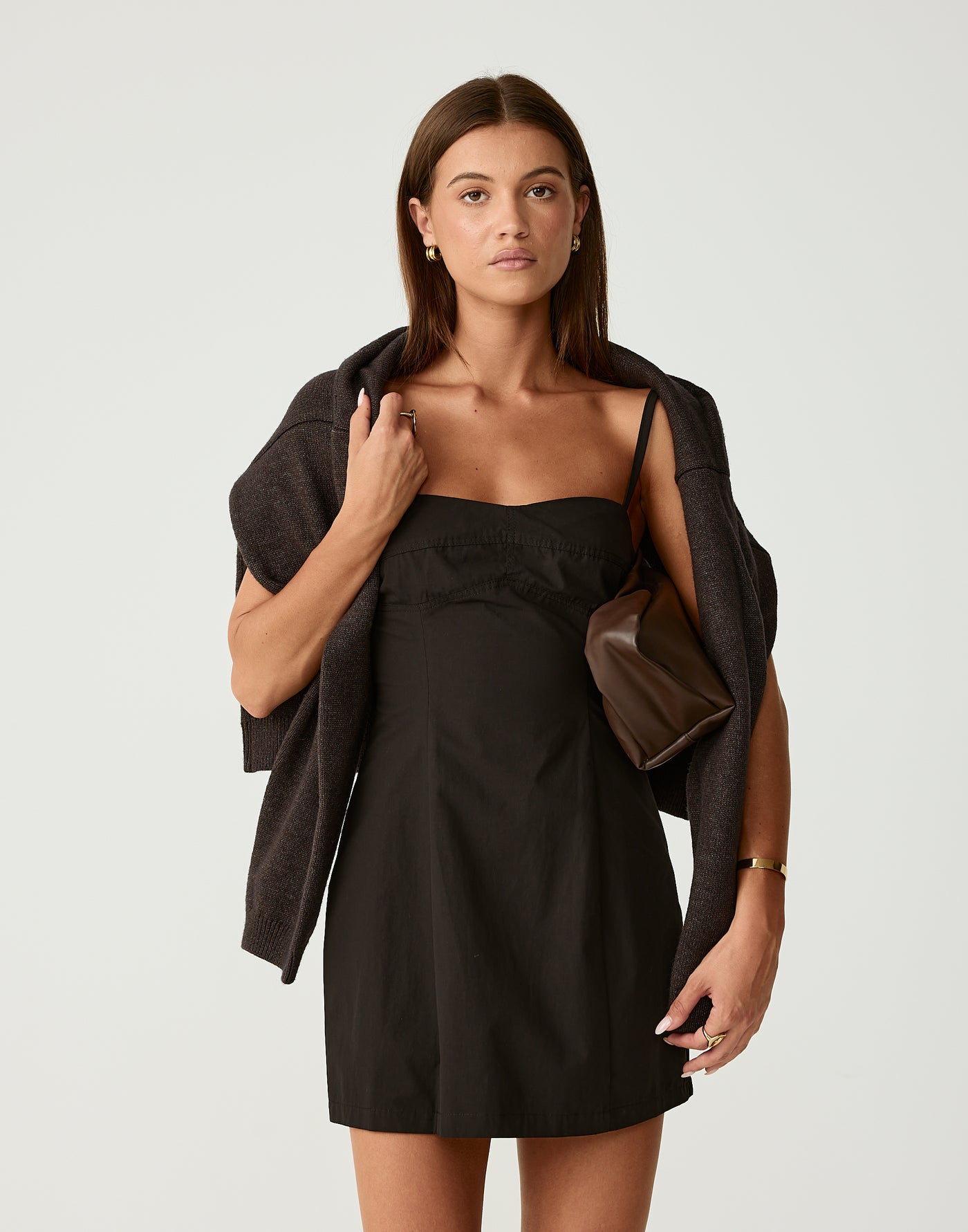Duran Mini Dress (Black)
