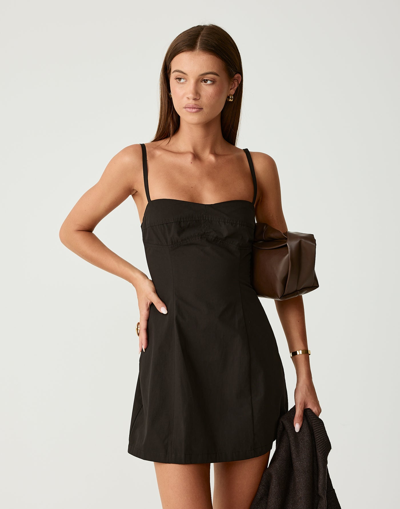 Duran Mini Dress (Black)