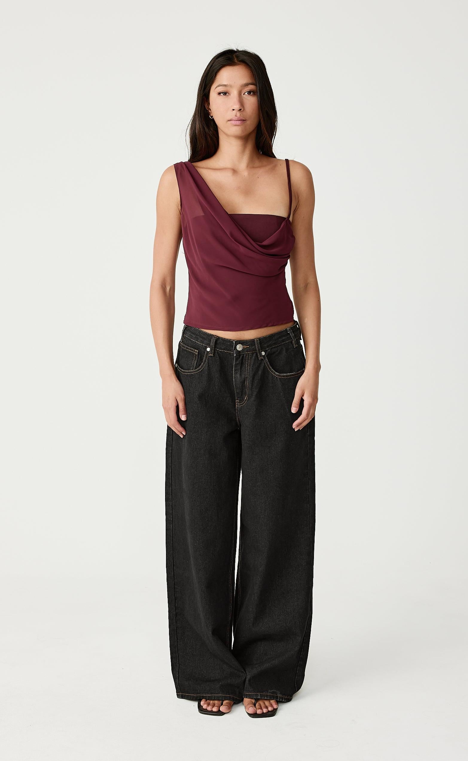  - Women's Top - Charcoal Clothing