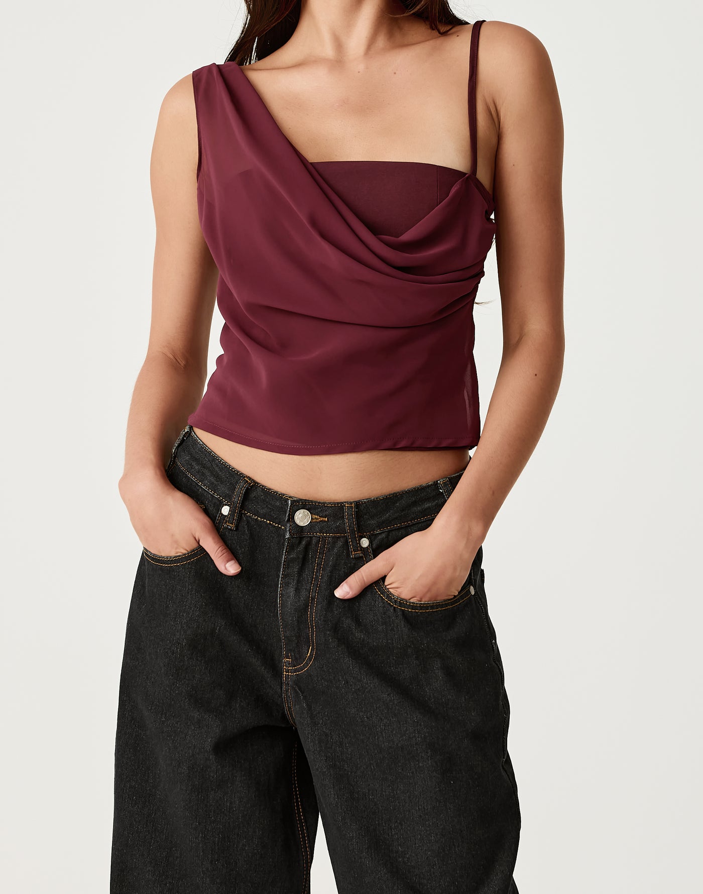  - Women's Top - Charcoal Clothing