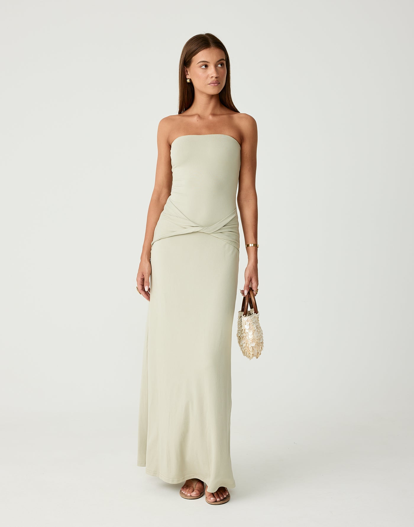 Edela Maxi Dress (Seagrass)