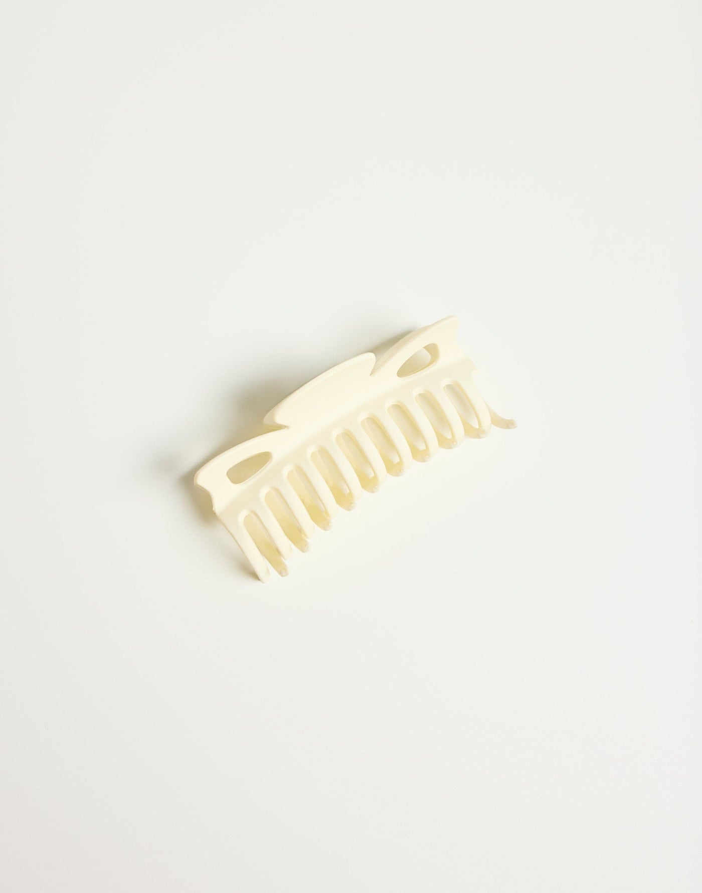 Martinello Hair Clip (Cream) | CHARCOAL Exclusive - Wide Claw Hair Clip - Women's Accessories - Charcoal Clothing
