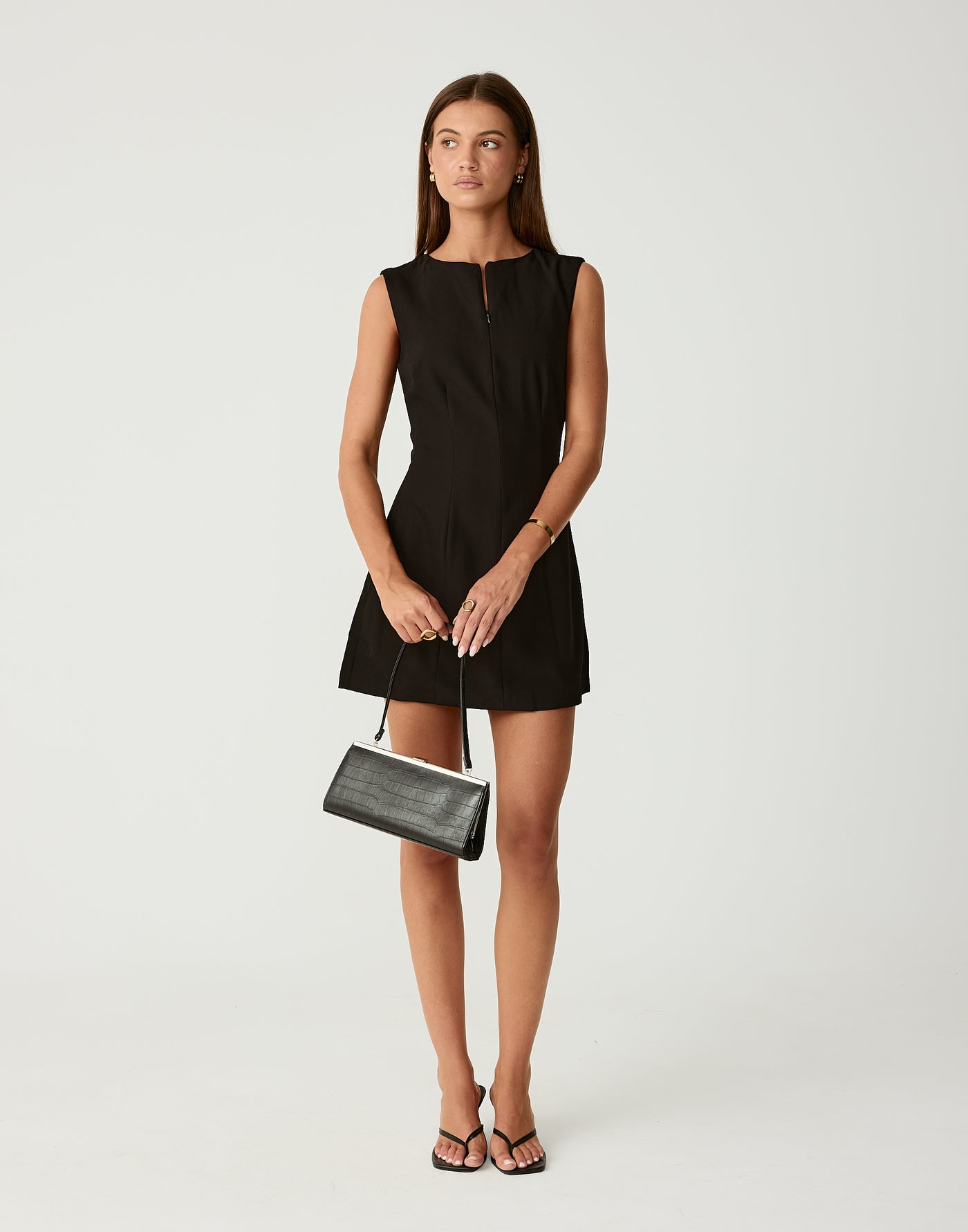 Everest Mini Dress (Black)