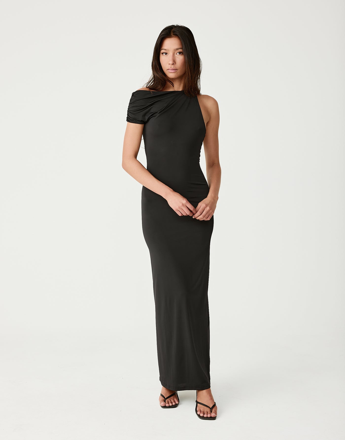  - Women's Dress - Charcoal Clothing